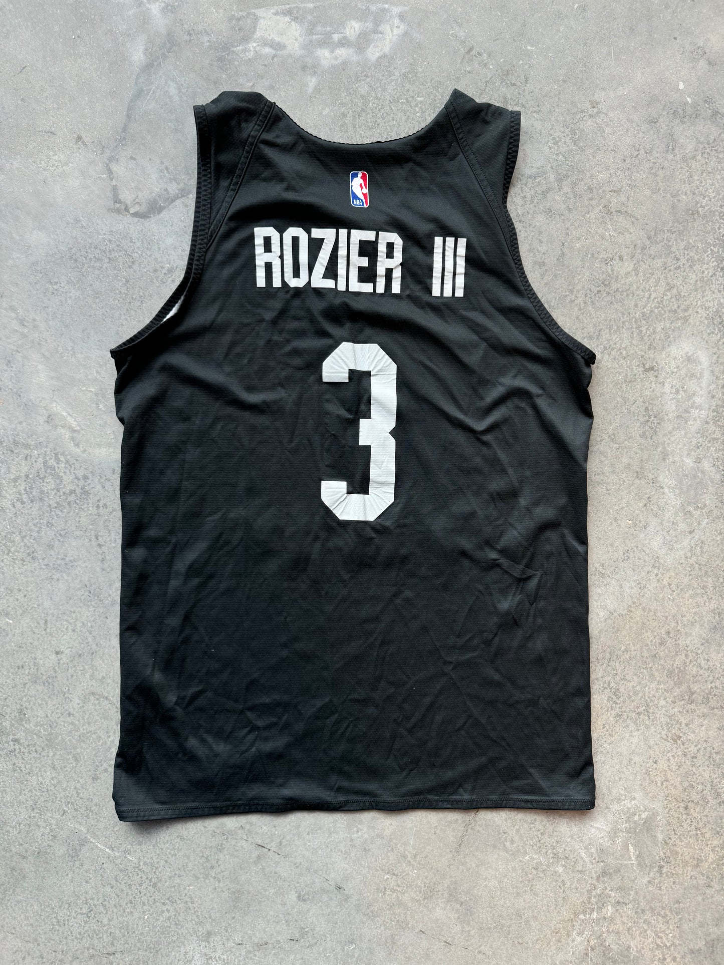 2020/2021 Charlotte Hornets Terry Rozier Lendingtree Worn Jordan Reversible Practice Jersey (Medium Tall)