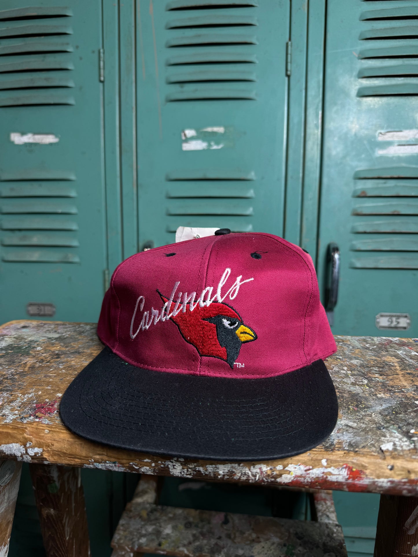 90’s Arizona Cardinals Vintage NFL Snapback Hat - Deadstock (OSFA)