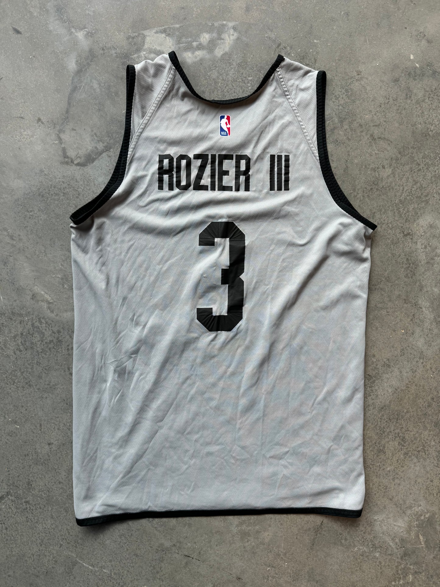 2020/2021 Charlotte Hornets Terry Rozier Lendingtree Worn Jordan Reversible Practice Jersey (Medium Tall)