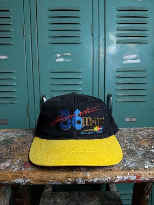 90’s Ernie Irvin M&M’s Racing NASCAR Snapback Hat (OSFA)