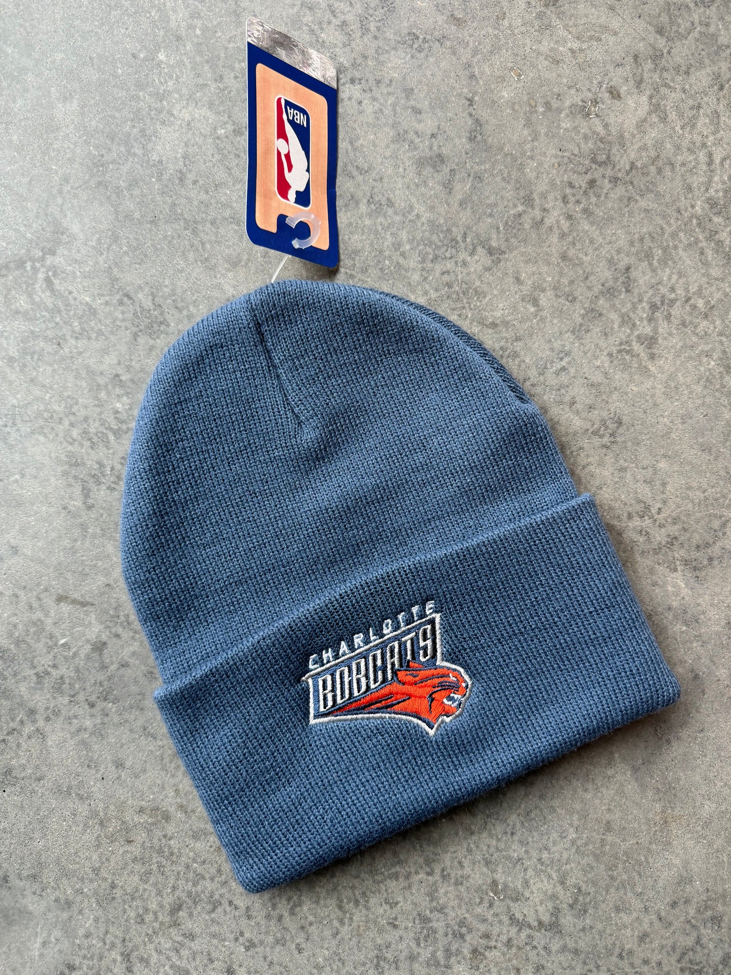 00’s Charlotte Bobcats Vintage NBA Beanie - Deadstock (OSFA)