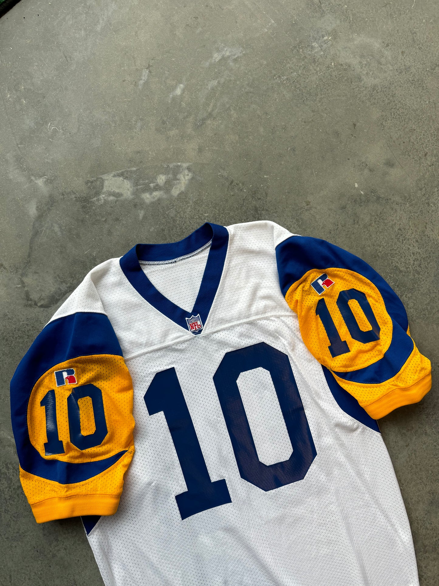 1999 St. Louis Rams Trent Green Team Issued Russell Athletic NFL Jersey (Size 48)