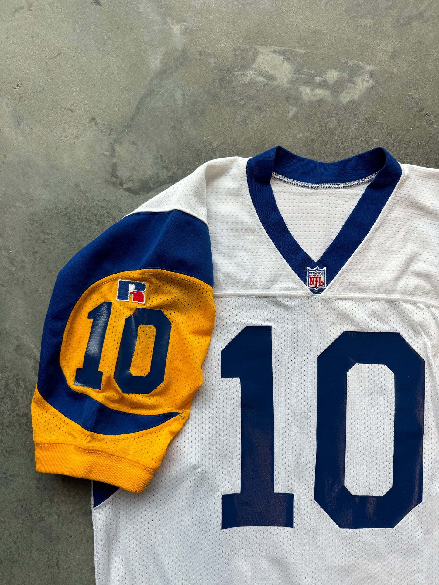 1999 St. Louis Rams Trent Green Team Issued Russell Athletic NFL Jersey (Size 48)