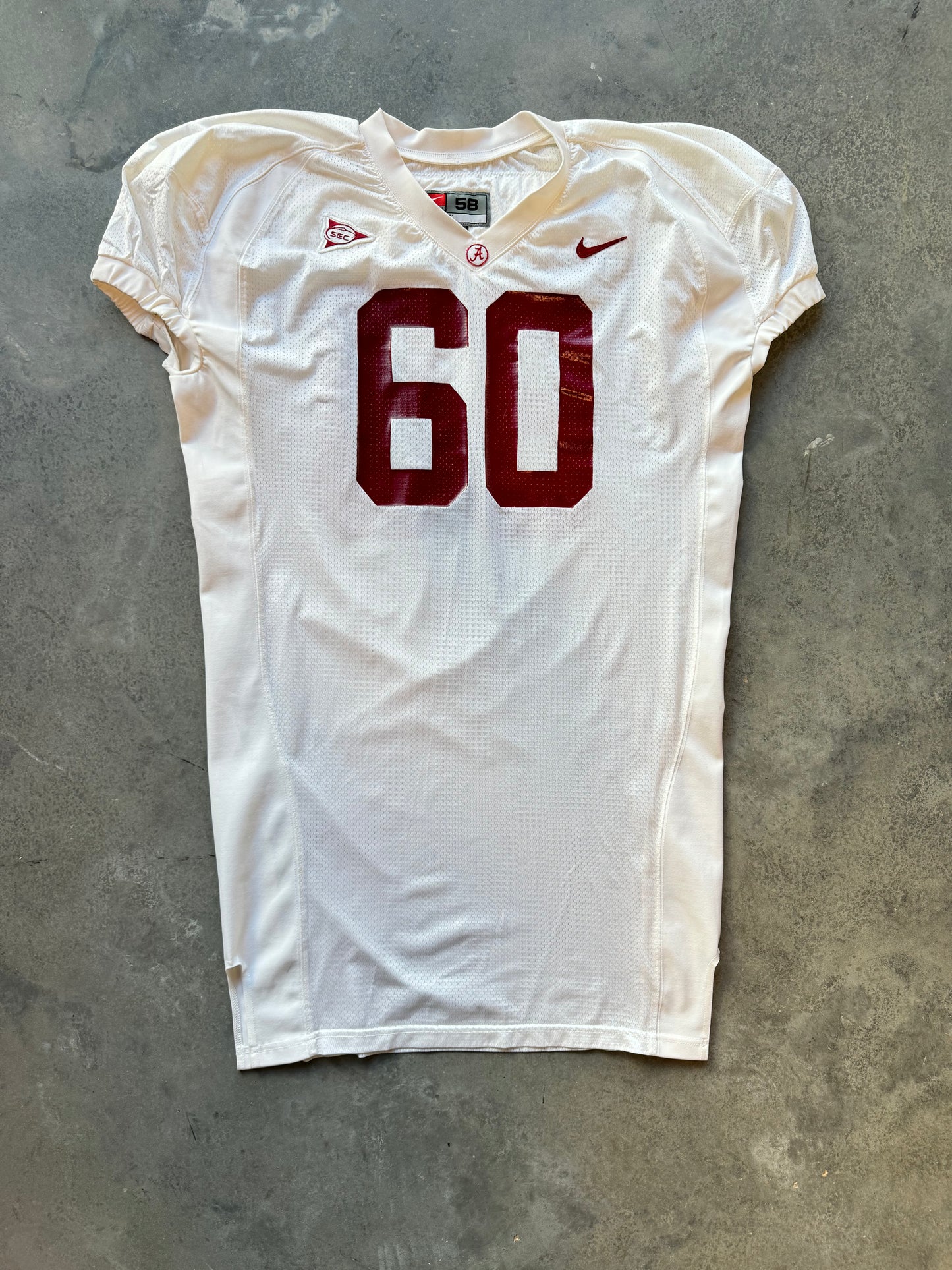 2000 Alabama Crimson Tide Chris Samuels Team Issued Nike College Football Jersey (Size 58)