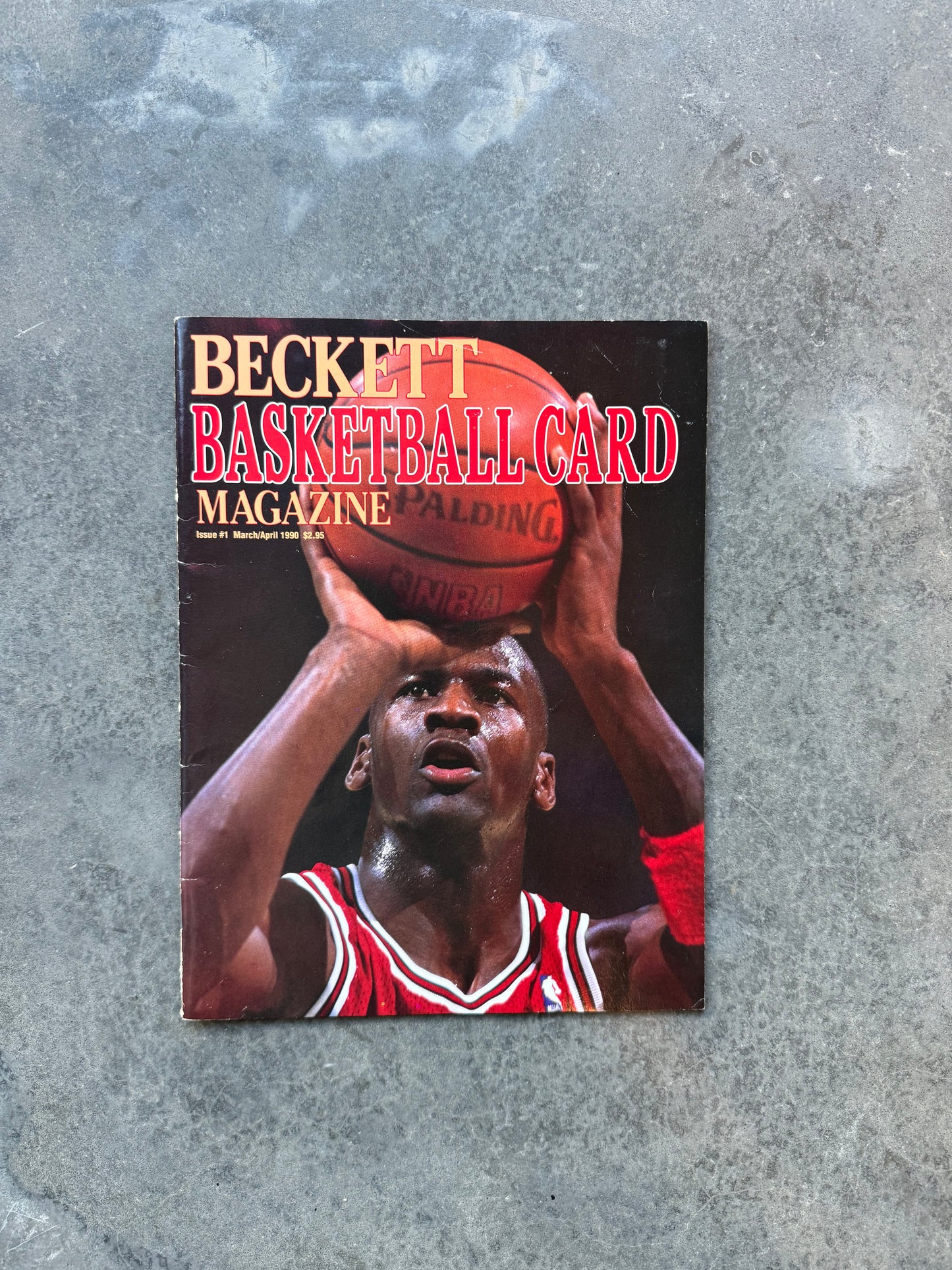 1990 Beckett Basketball Card Magazine Michael Jordan Cover Vintage NBA Coffee Table Book