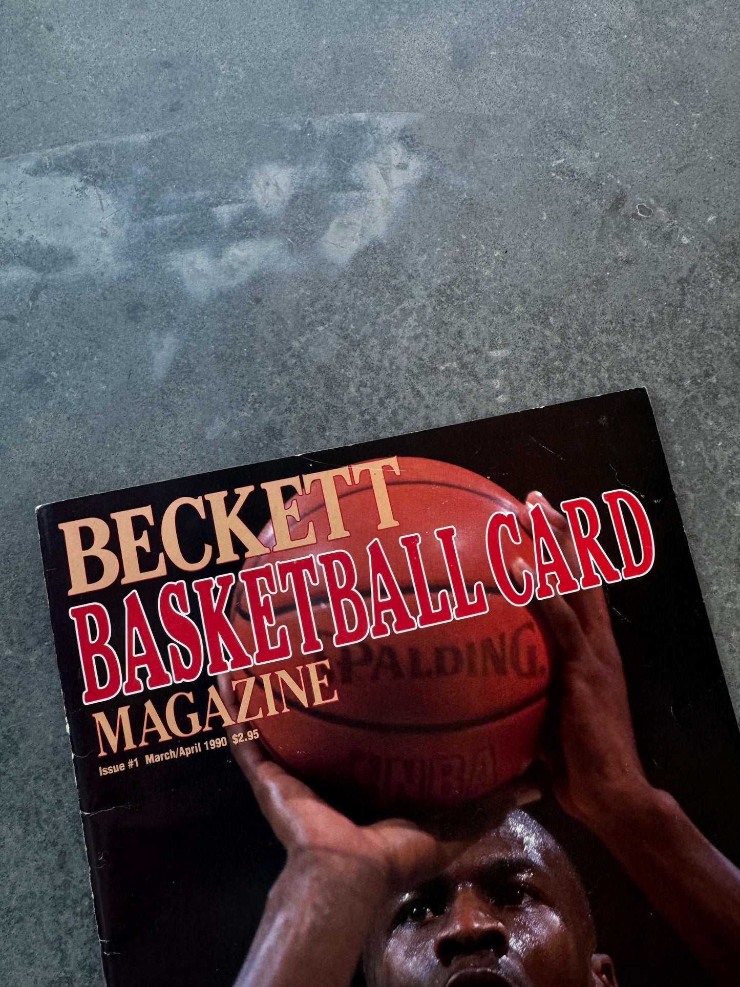 1990 Beckett Basketball Card Magazine Michael Jordan Cover Vintage NBA Coffee Table Book