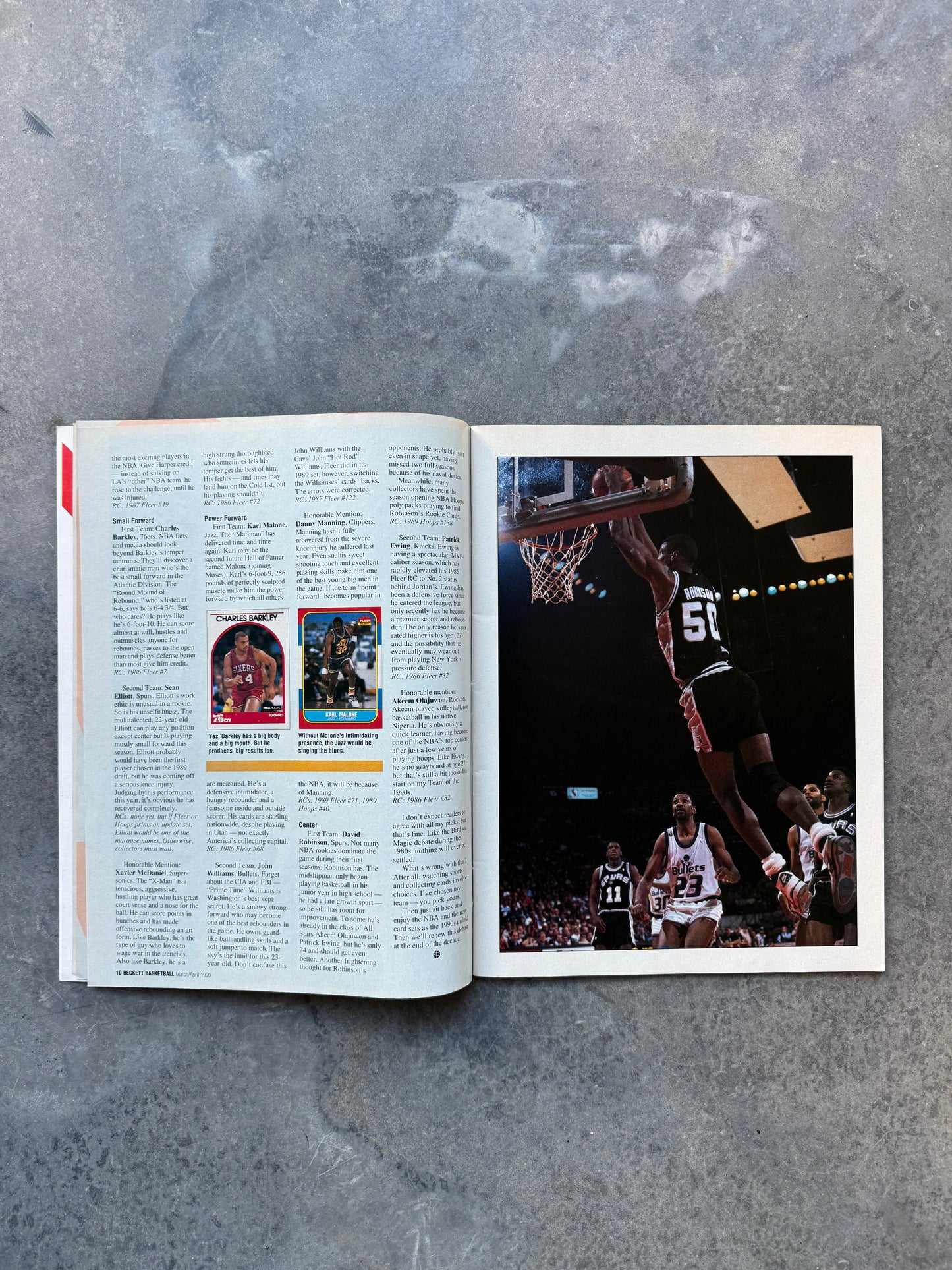 1990 Beckett Basketball Card Magazine Michael Jordan Cover Vintage NBA Coffee Table Book