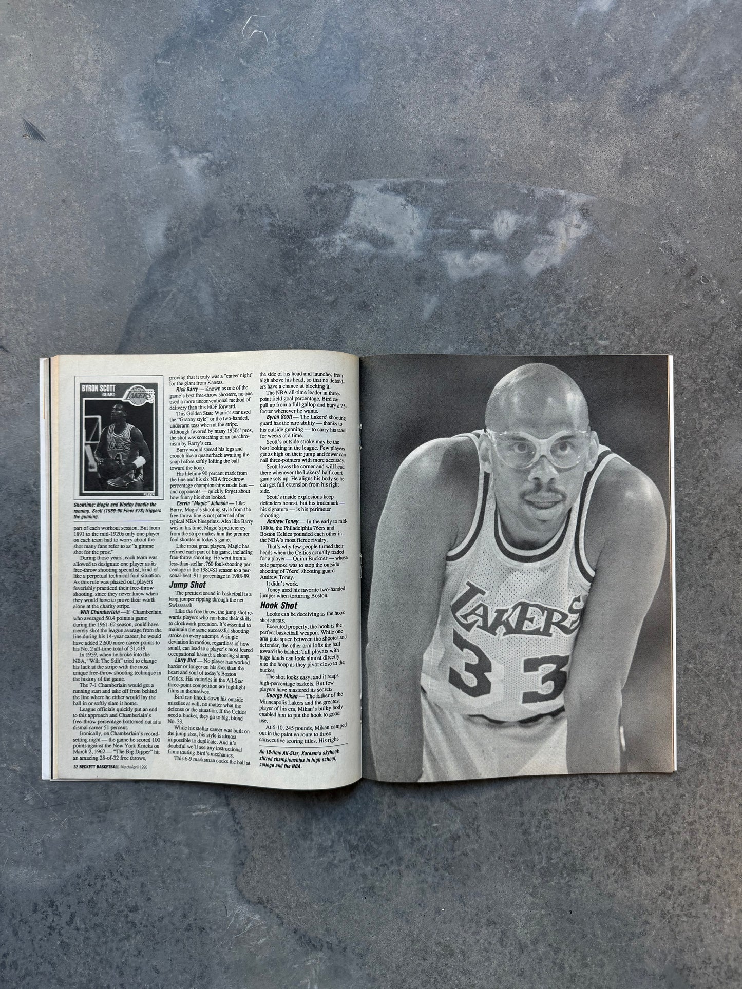 1990 Beckett Basketball Card Magazine Michael Jordan Cover Vintage NBA Coffee Table Book