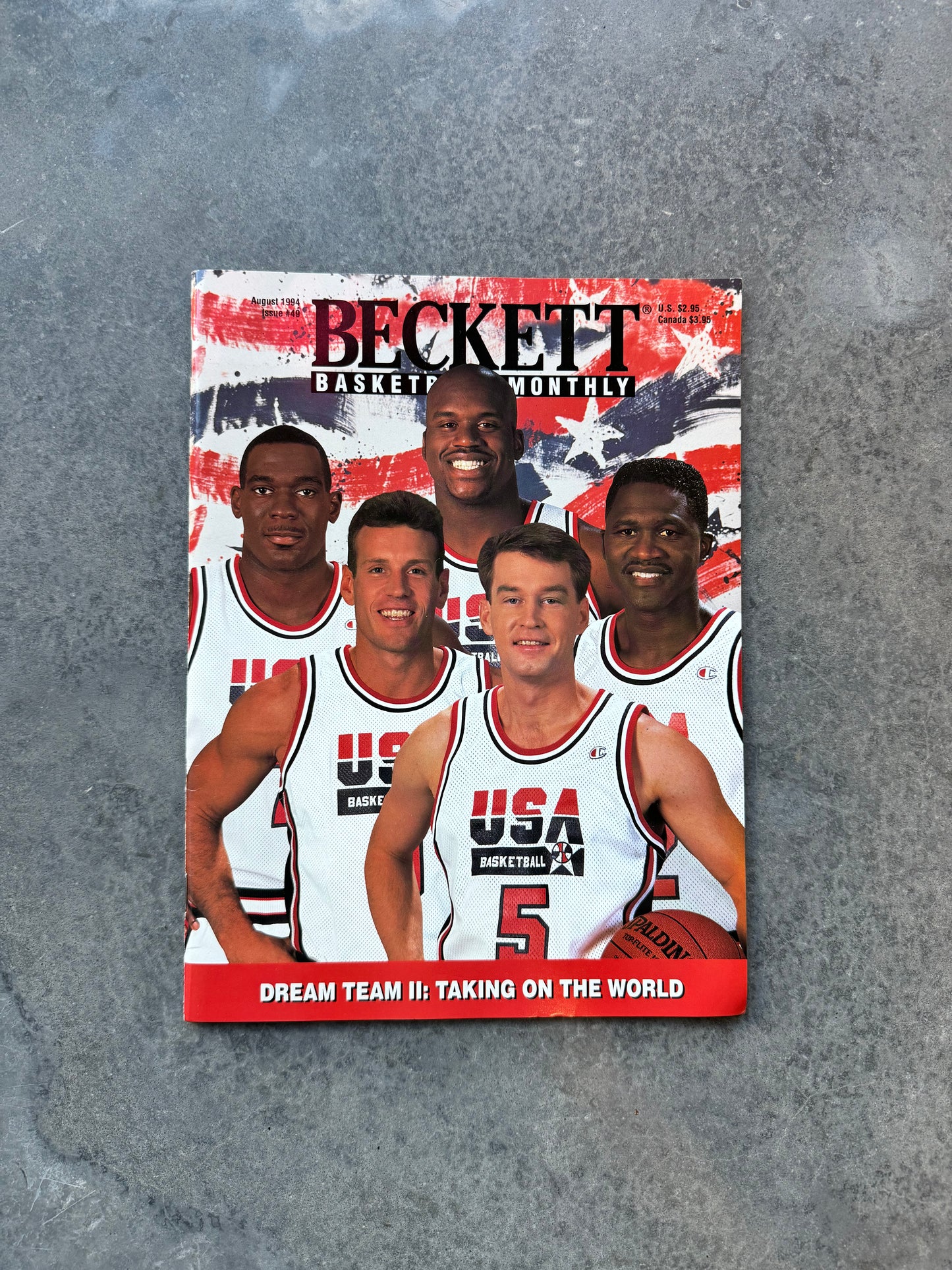 1994 Beckett USA Basketball Vintage Dream Team II: Taking The World NBA Coffee Table Book