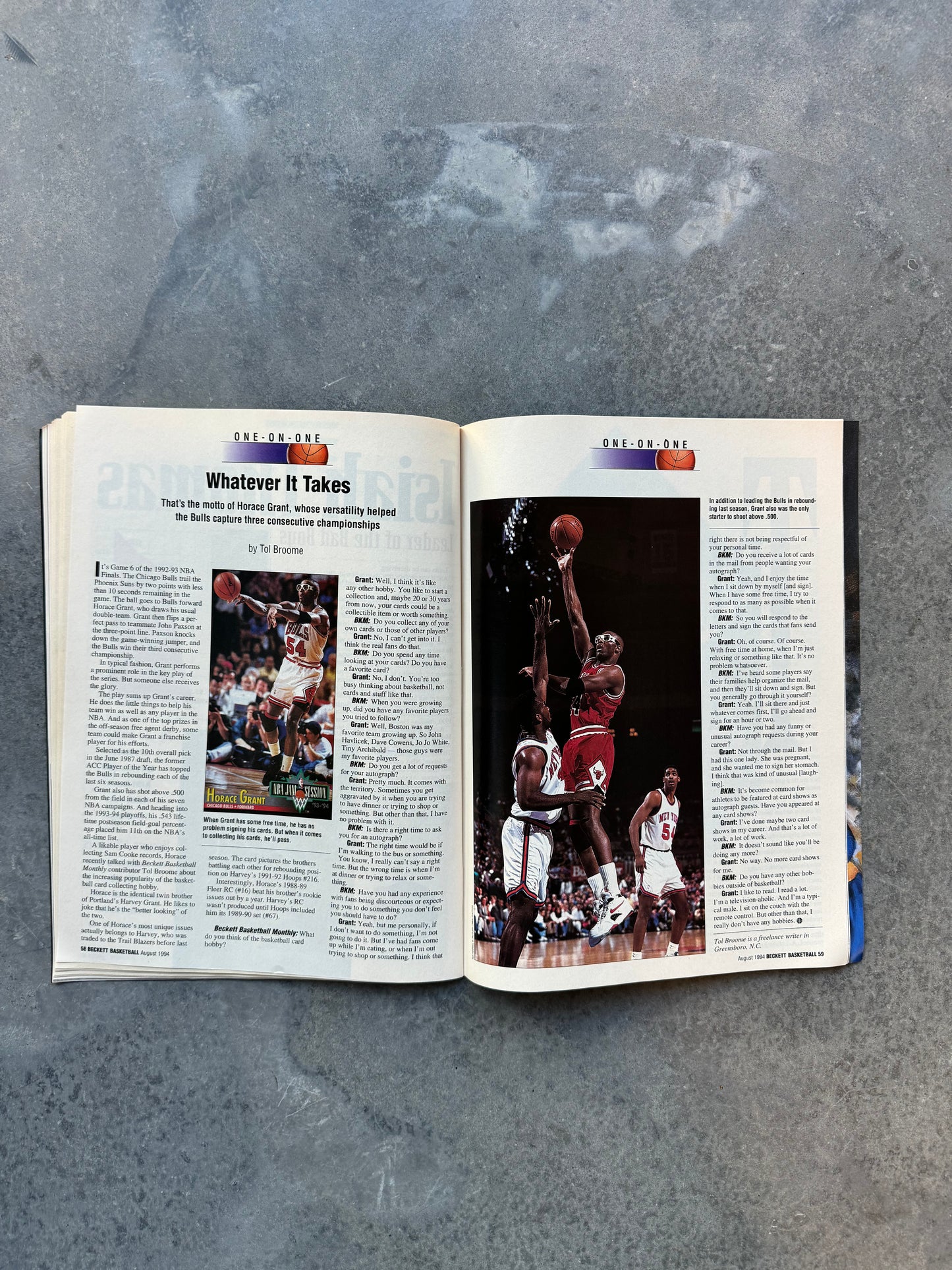 1994 Beckett USA Basketball Vintage Dream Team II: Taking The World NBA Coffee Table Book