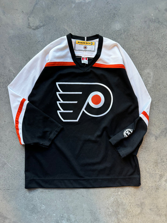 90’s Philadelphia Flyers Vintage Black Koho NHL Hockey Jersey (Medium)