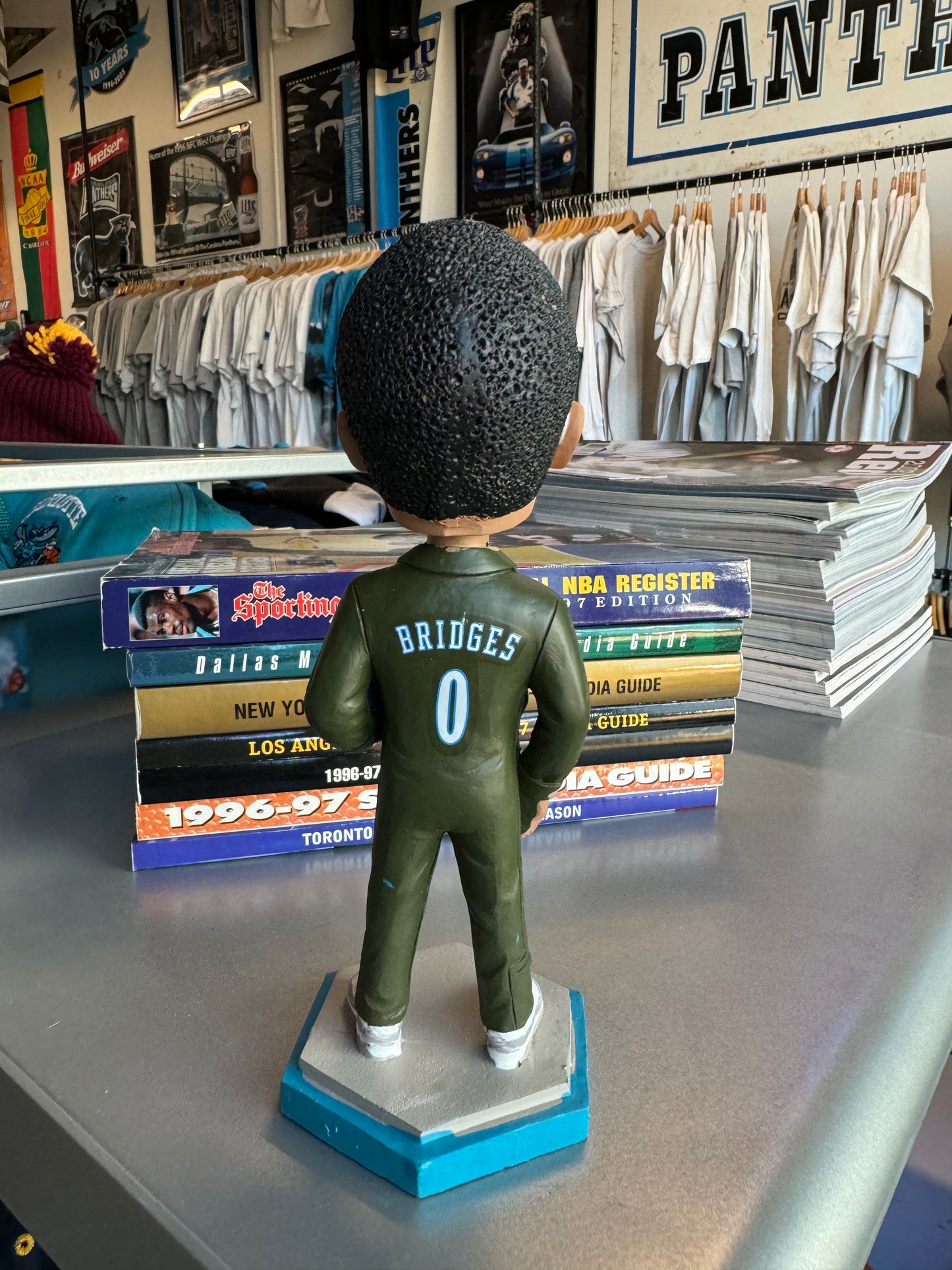 2019 Charlotte Hornets Miles Bridges Fighter Pilot NBA Bobblehead - Brand New In Box