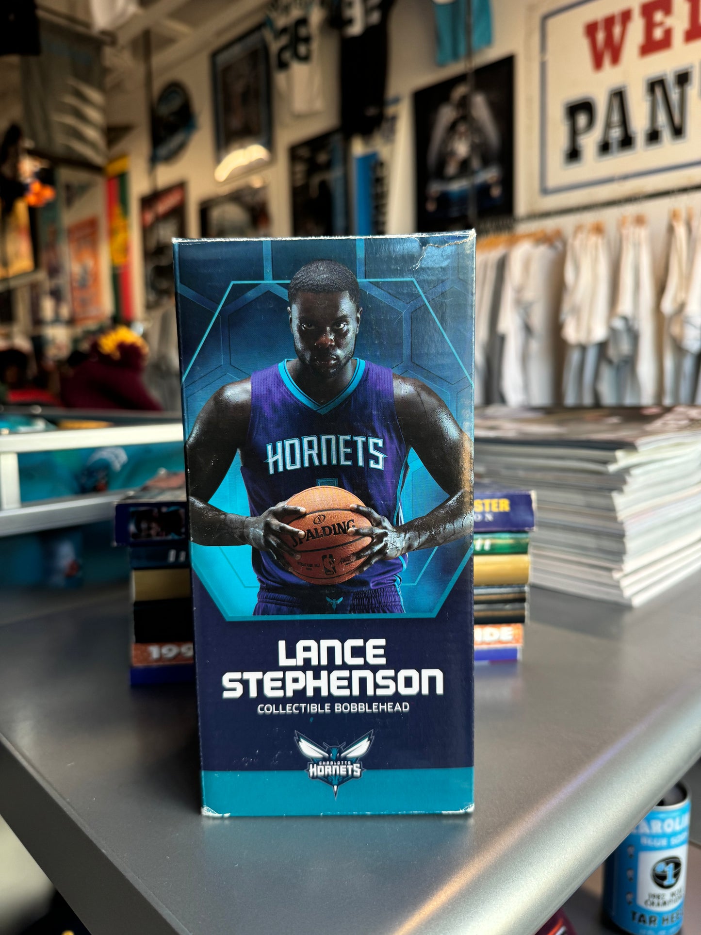 2015 Charlotte Hornets Lance Stephenson NBA Bobblehead - Brand New In Box