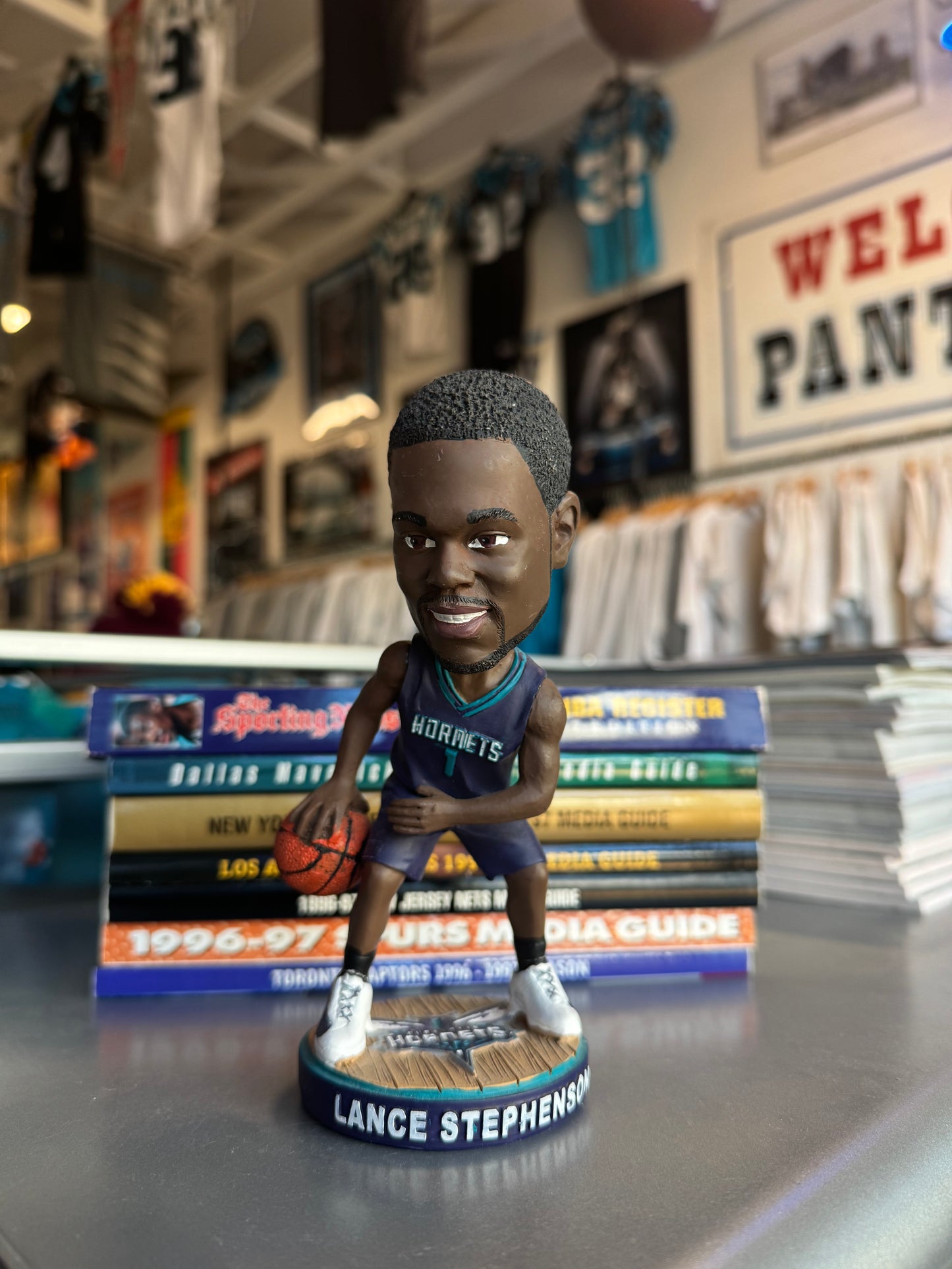 2015 Charlotte Hornets Lance Stephenson NBA Bobblehead - Brand New In Box