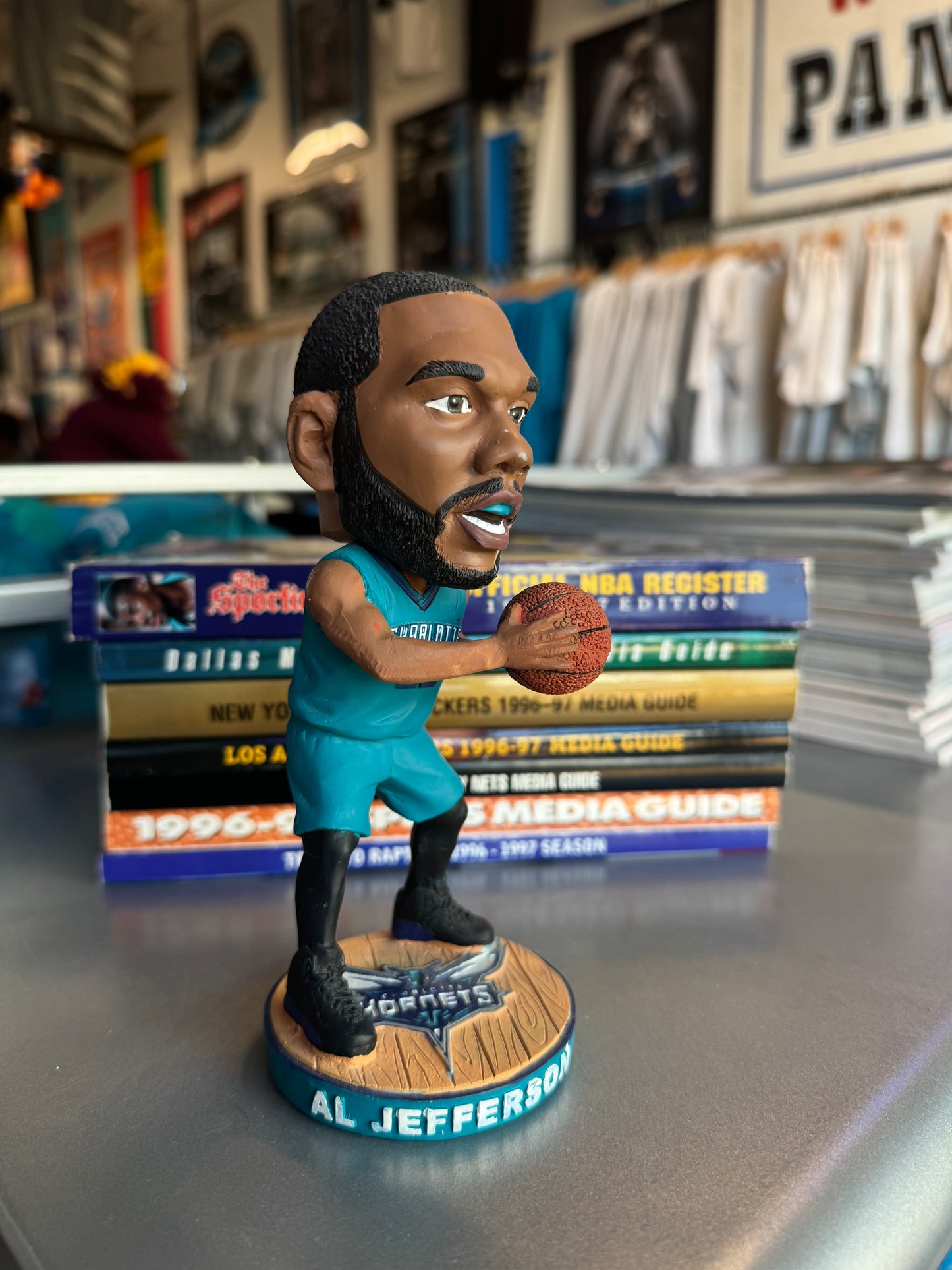 2014 Charlotte Hornets Big Al Jefferson NBA Bobblehead - Brand New In Box