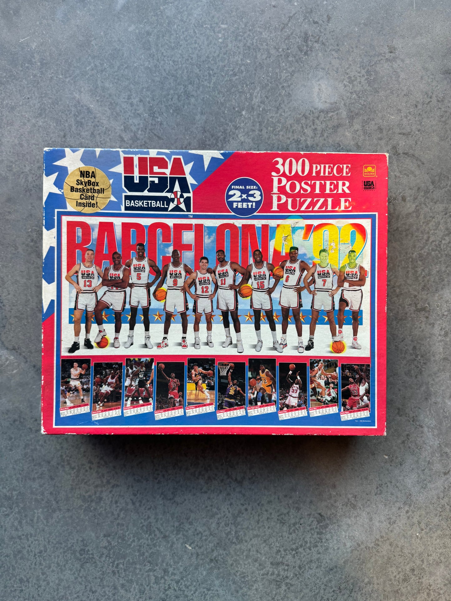 1992 USA Basketball Dream Team Vintage 300 Piece Puzzle - Brand New In Box