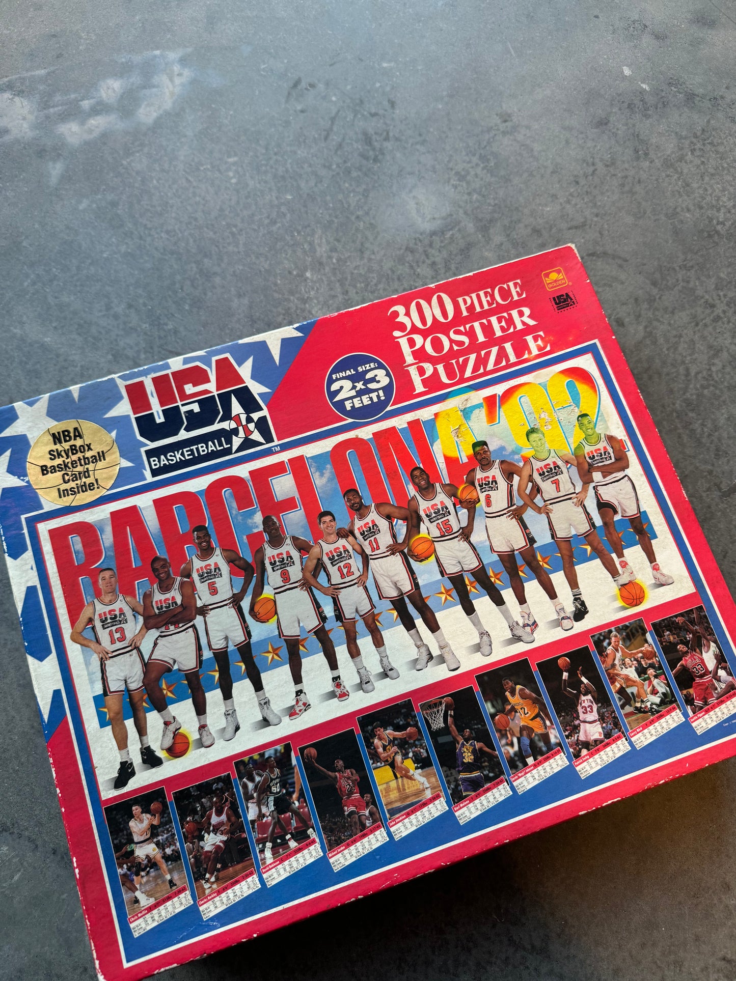 1992 USA Basketball Dream Team Vintage 300 Piece Puzzle - Brand New In Box