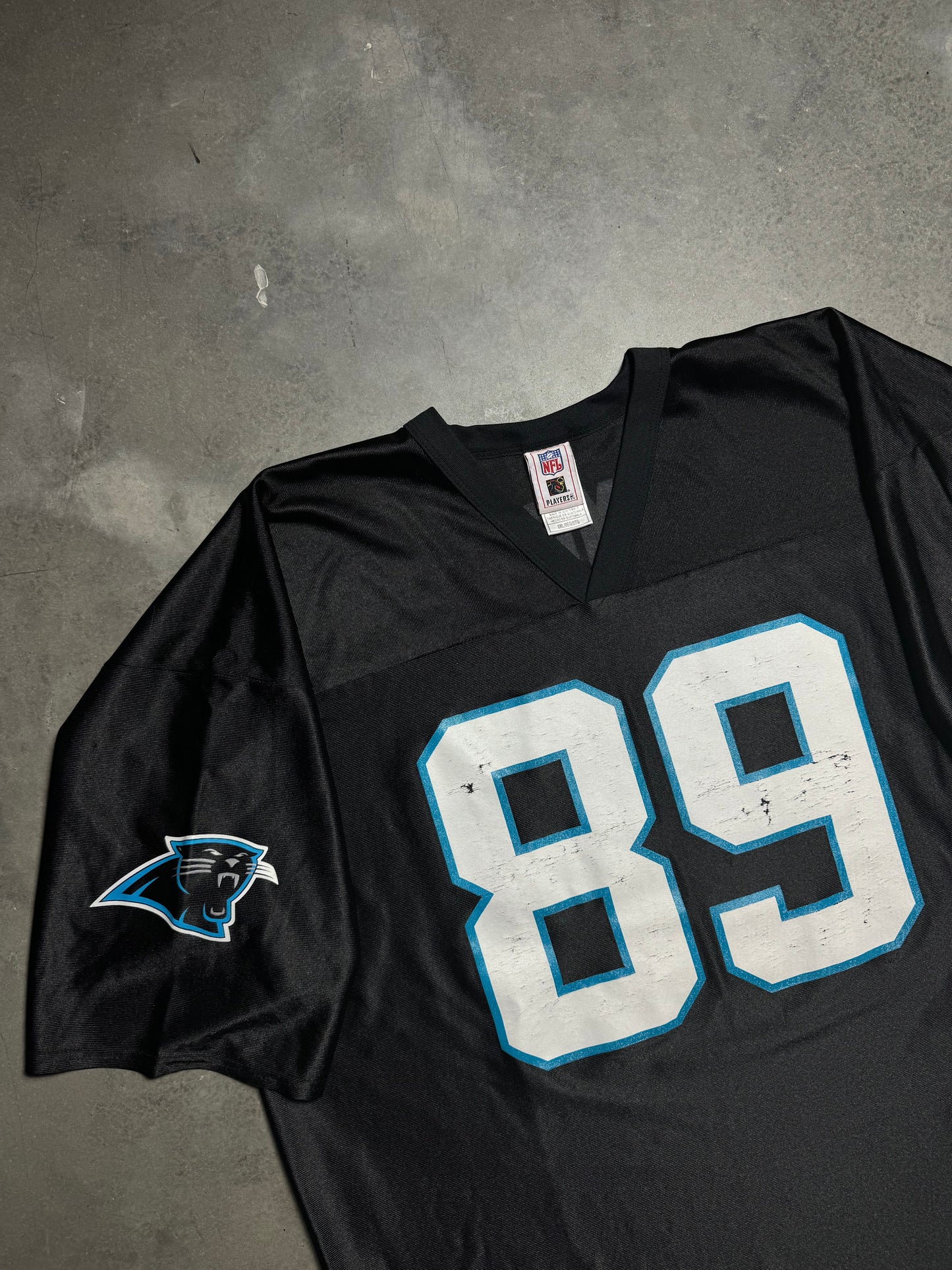 00’s Carolina Panthers Steve Smith Vintage Black NFL Jersey (XXL)