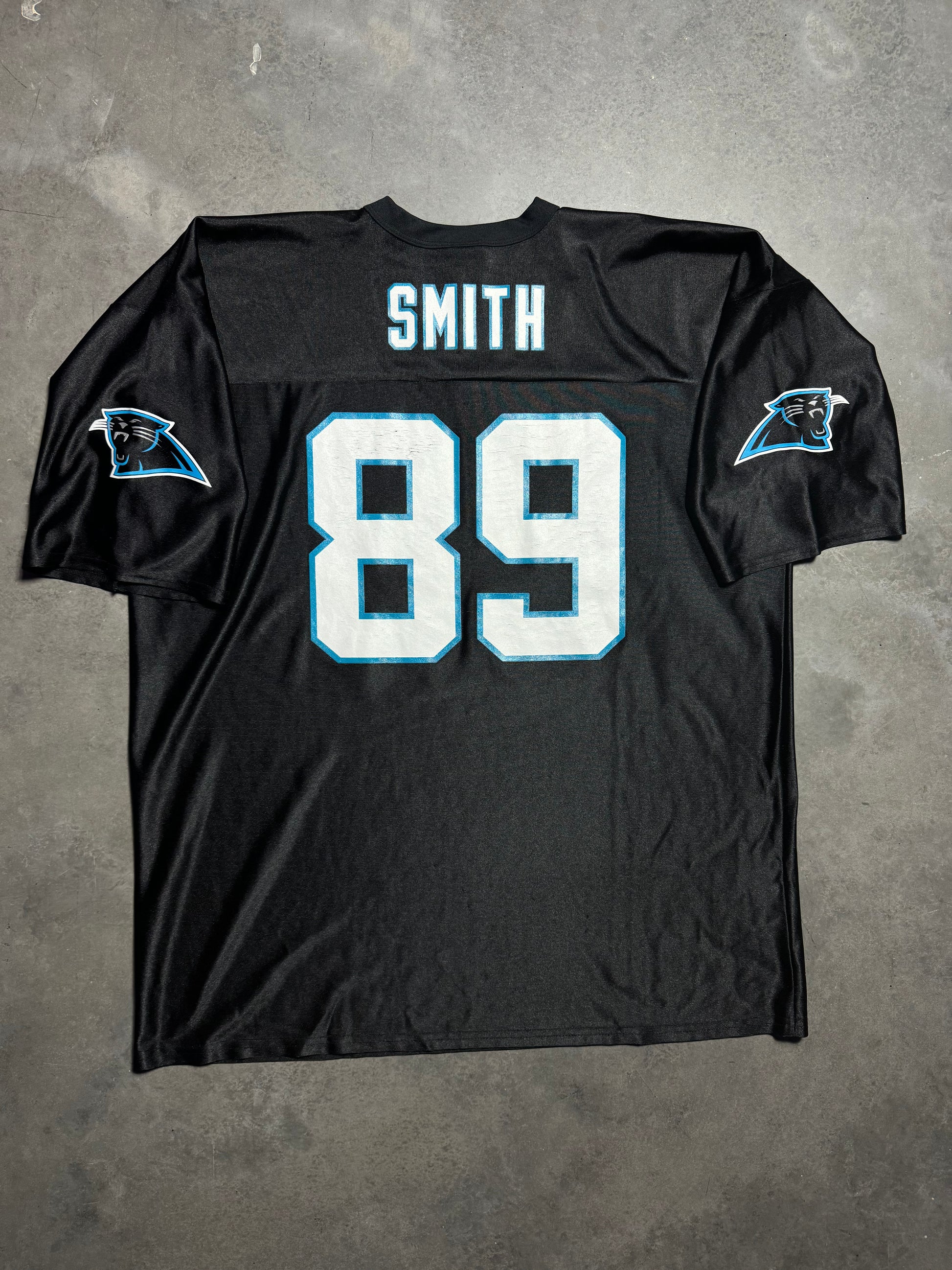 00's Carolina Panthers Steve Smith Vintage Black NFL Jersey (XXL