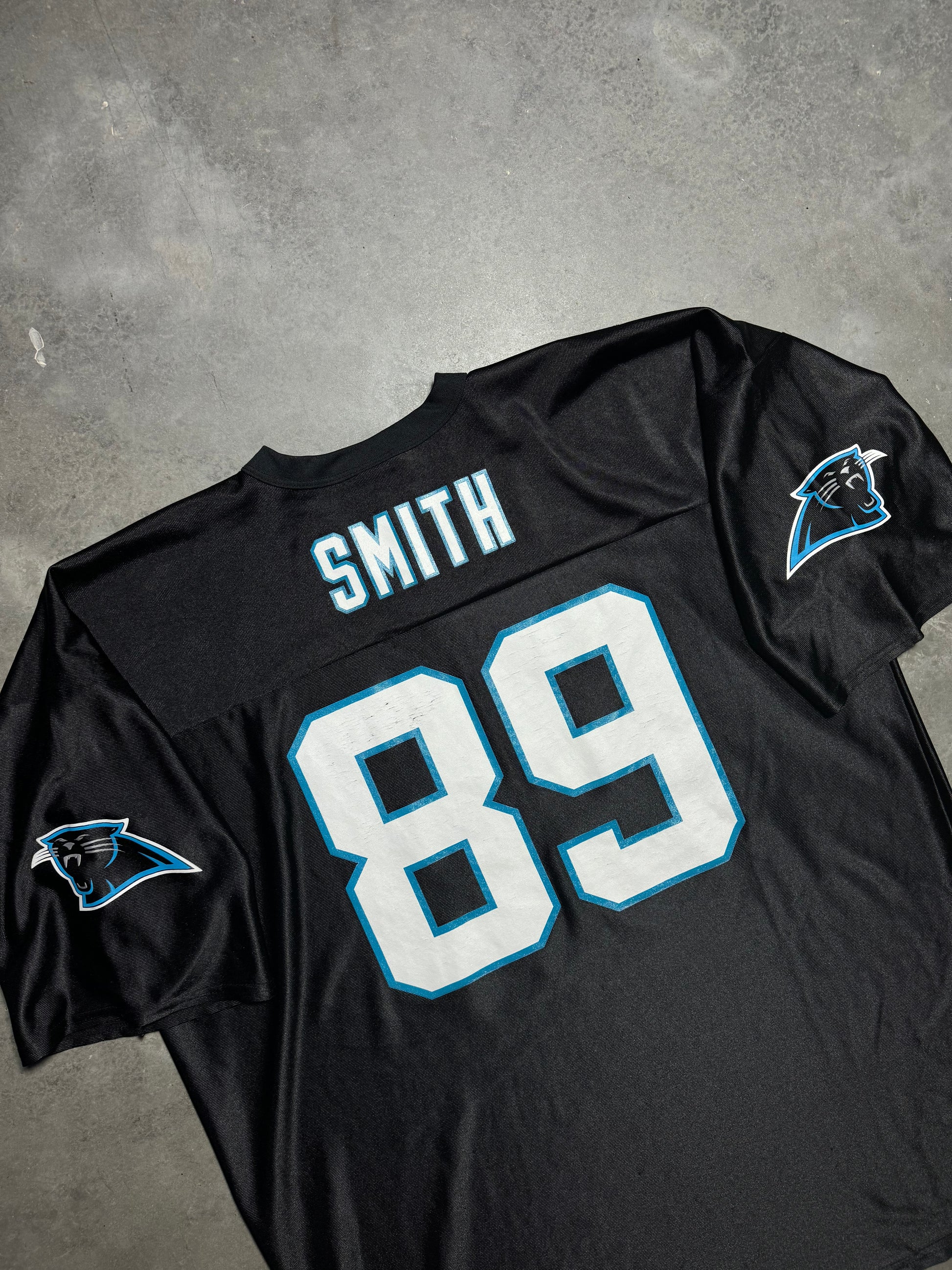 00's Carolina Panthers Steve Smith Vintage Black NFL Jersey