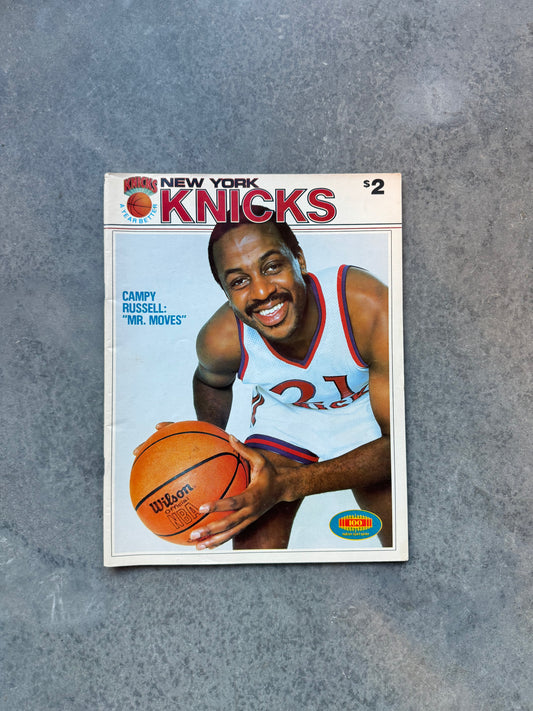 1981 New York Knicks Vintage NBA Media Guide Yearbook Coffee Table Book