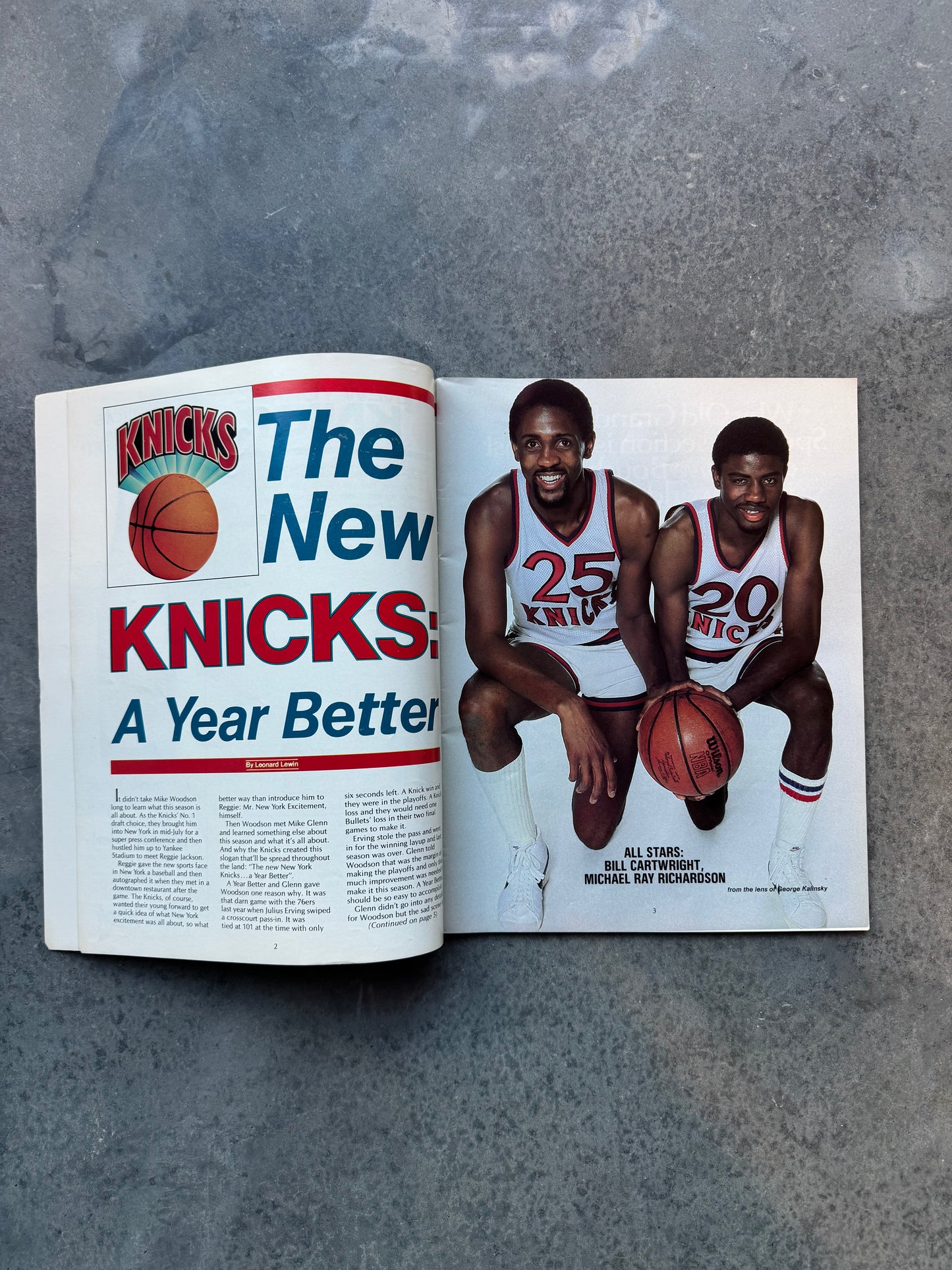 1981 New York Knicks Vintage NBA Media Guide Yearbook Coffee Table Book