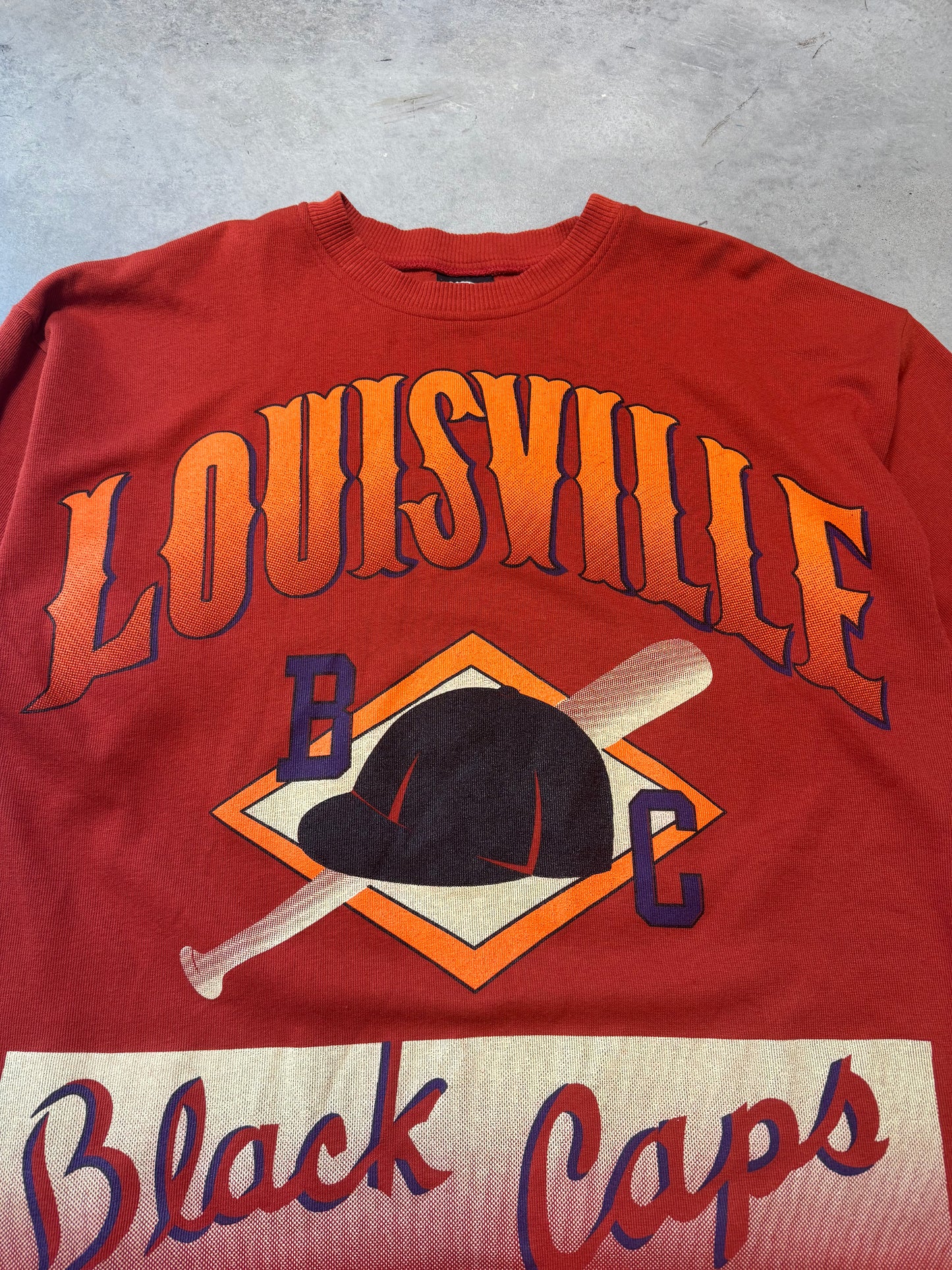 90’s Louisville Black Caps Vintage Negro League Baseball Tee (XXL)