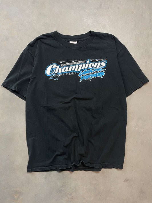 2003 Carolina Panthers NFC South Champions Vintage NFL Tee (XL)