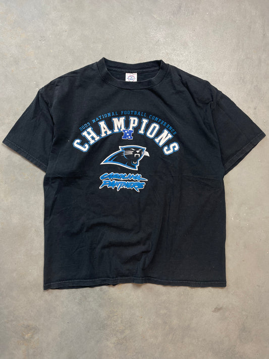 2003 Carolina Panthers Vintage NFC Champions NFL Tee (XL)