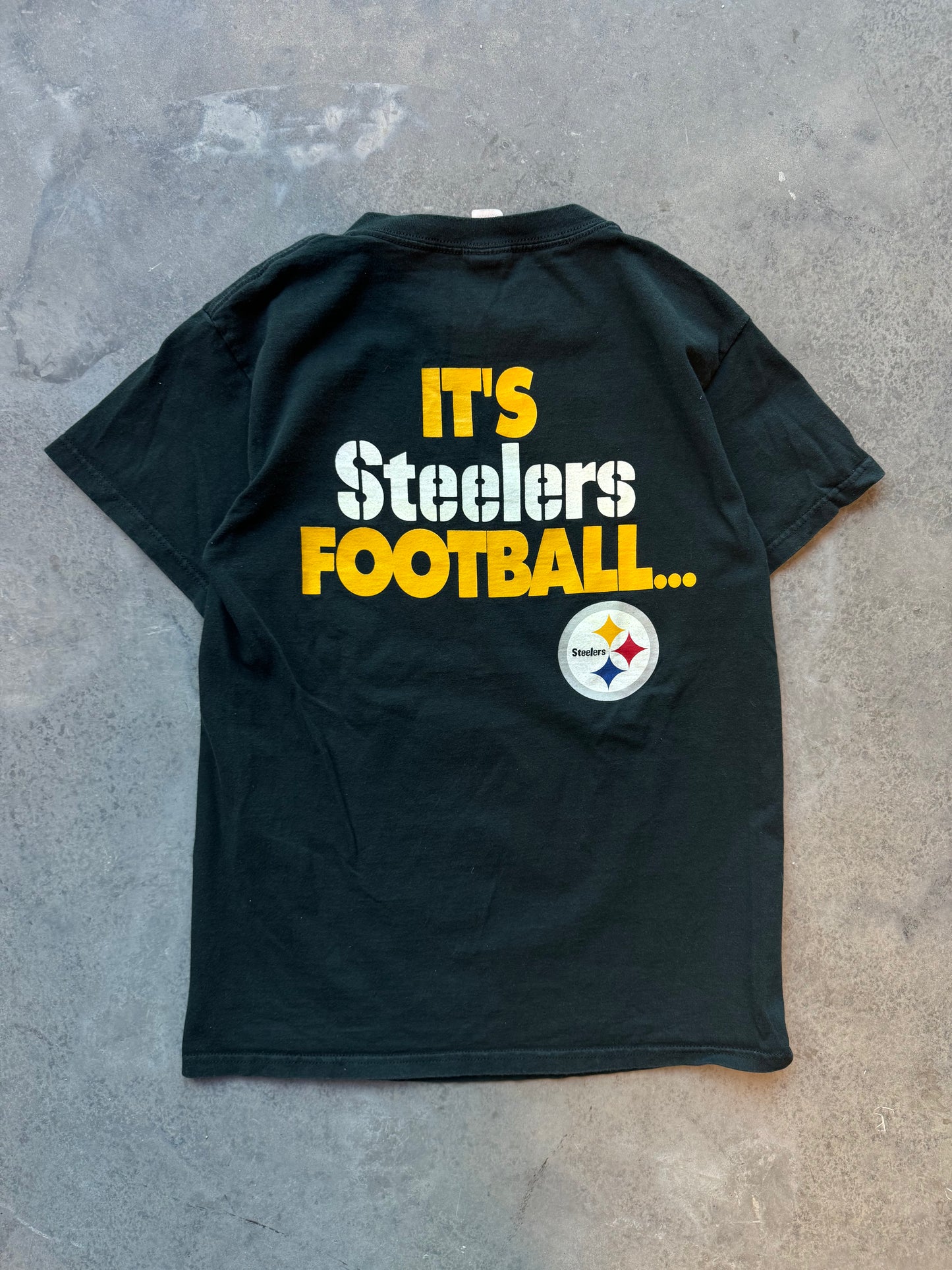 00‘s Pittsburgh Steelers “It’s Steelers Football” Vintage NFL Tee (Small)