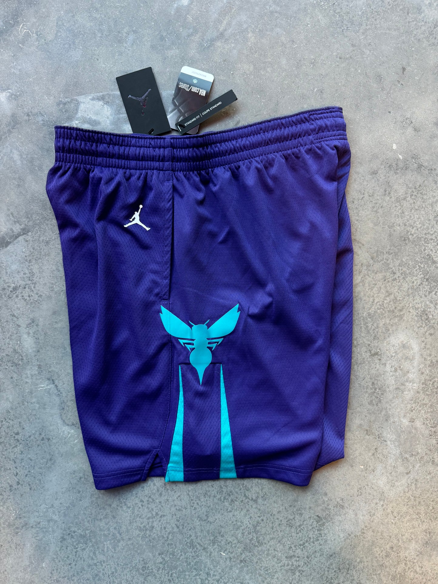 2019/2020 Charlotte Hornets Jordan Purple Statement NBA Shorts - Deadstock (Size 42/XL)