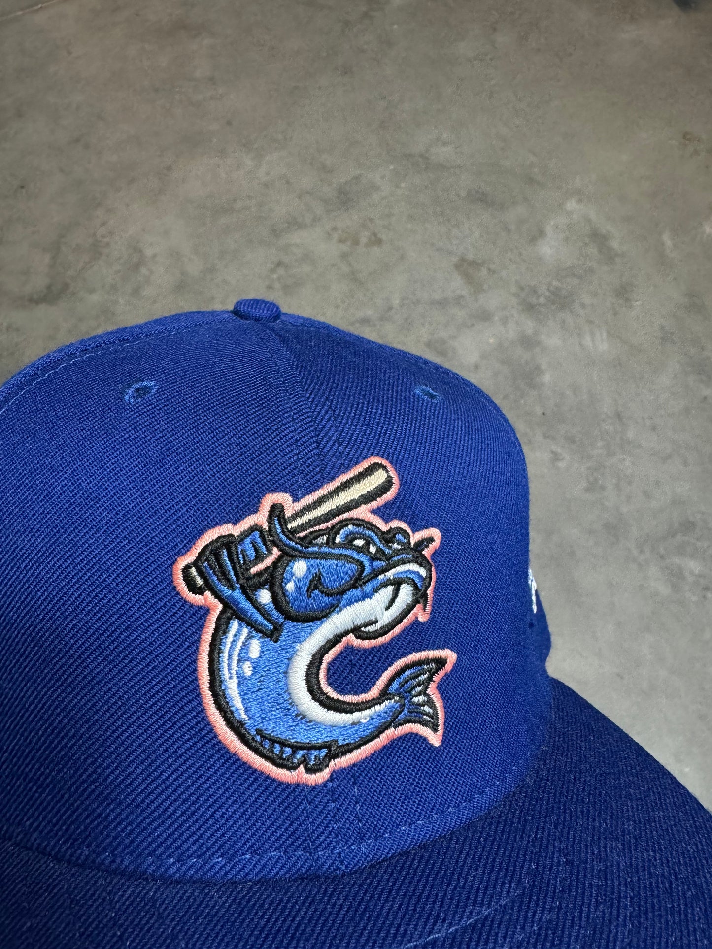 00’s Columbus Catfish Vintage Minor League Baseball New Era Fitted Hat (7 1/2)