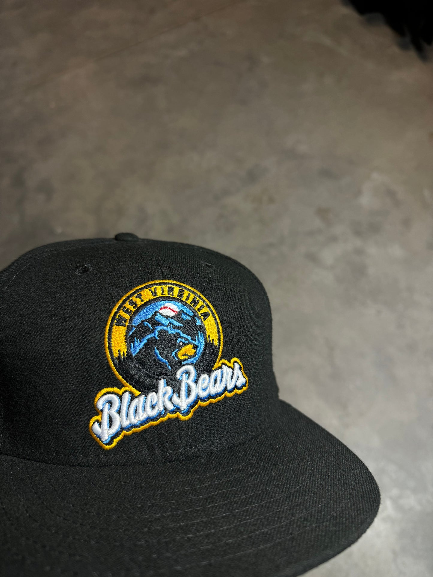 2015 West Virginia Black Bears Minor League Baseball New Era Fitted Hat (7 1/2)