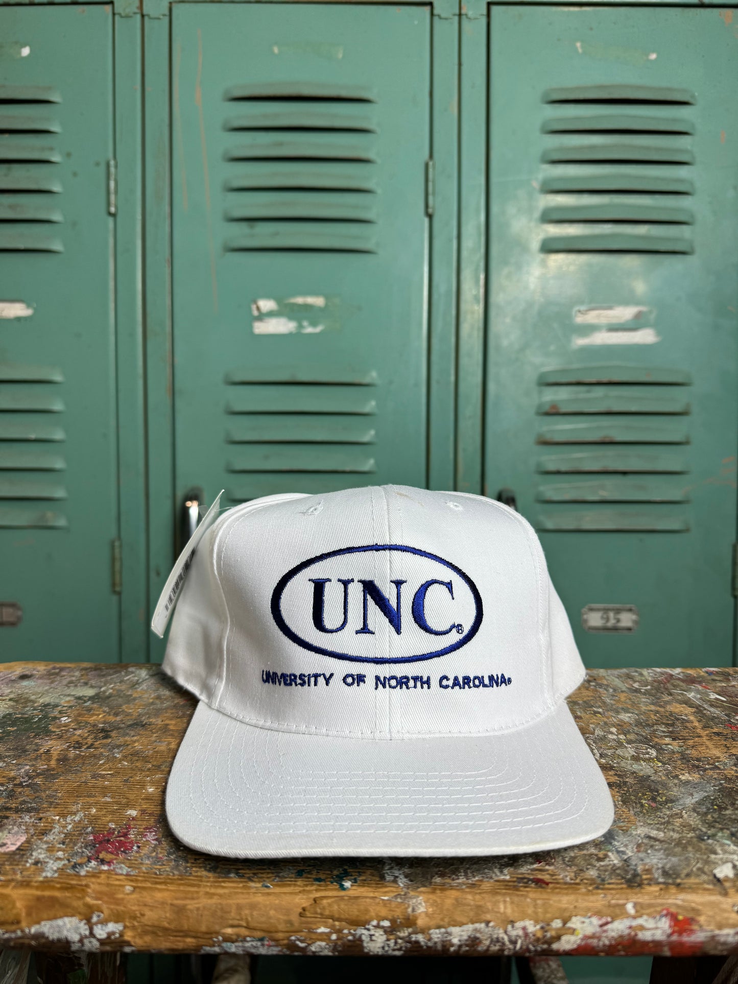 90’s UNC Tarheels Vintage Oval Logo Snapback Hat - Deadstock (OSFA)