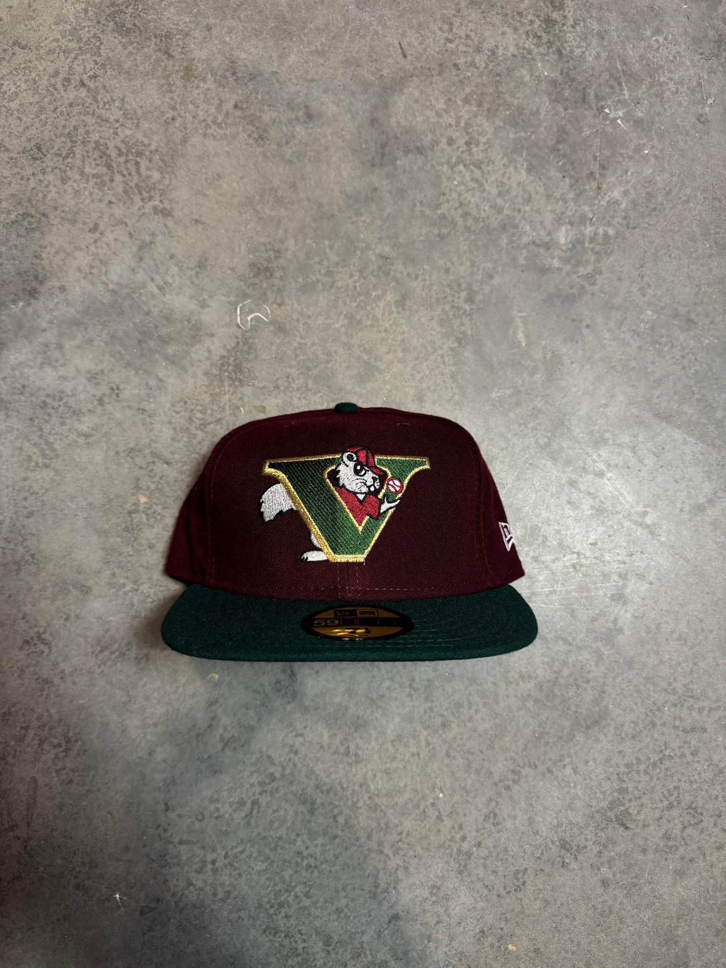 00’s Visalia Rawhide Minor League Baseball New Era Fitted Hat (7 1/2)