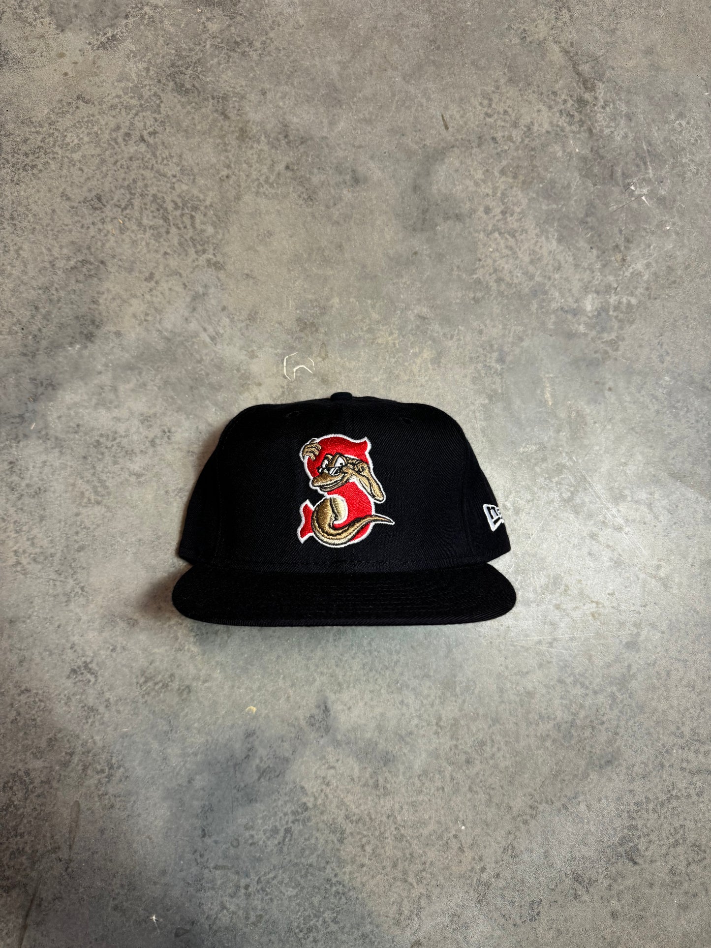 90’s Sarasota Red Sox Blue Vintage Minor League Baseball Wool New Era Fitted Hat (7 1/2)