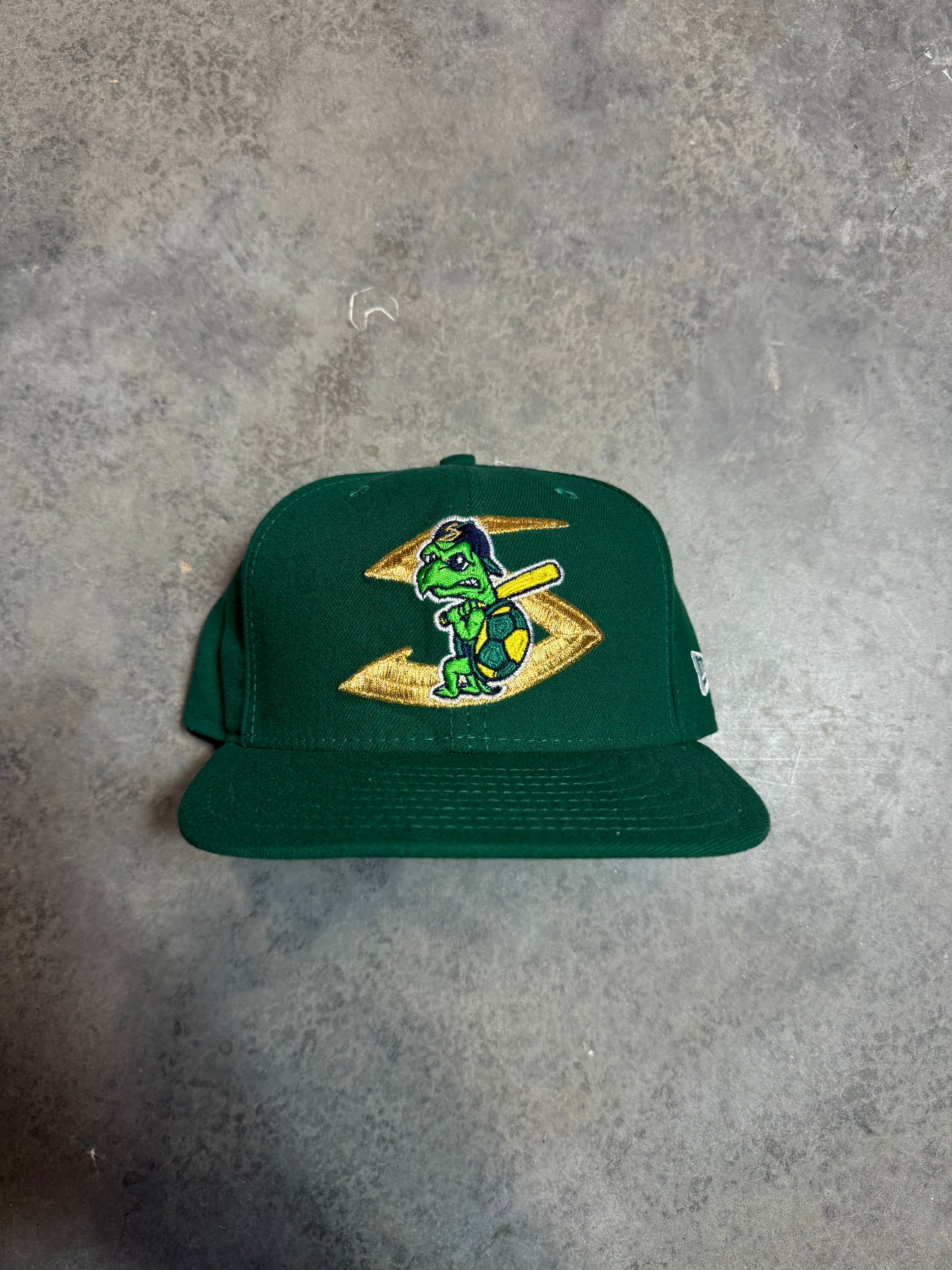 90’s Beloit Snappers Green Vintage Minor League Baseball New Era Fitted Hat (7 1/2)