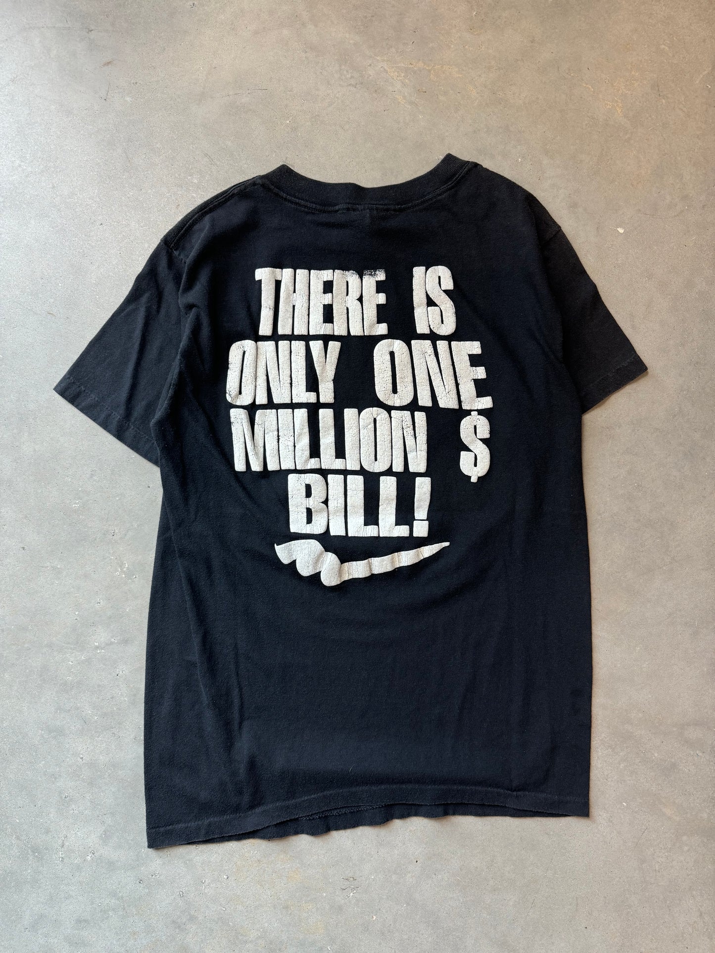 1988 Bill Elliott “There Is Only One Million $ Bill!” Vintage NASCAR Winston Cup Champion Tee (Medium)