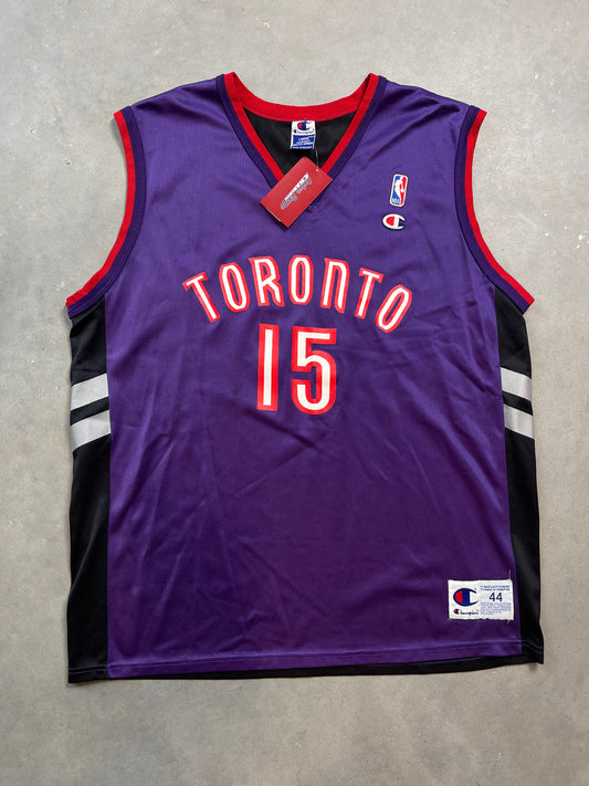 00's Purple Vince Carter Toronto Raptors Champion Jersey (44/Large)