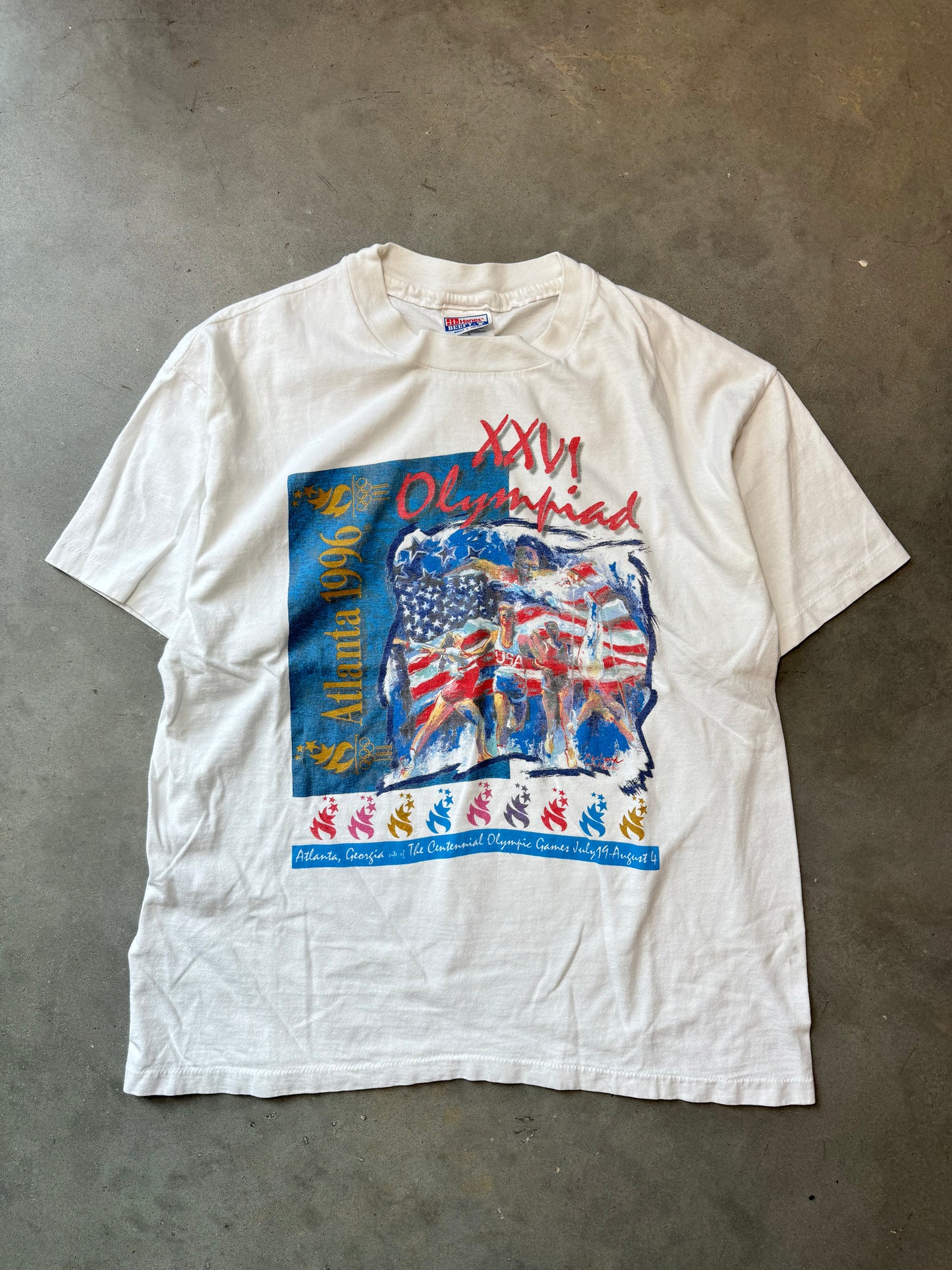 1996 Atlanta Summer Olympics Vintage Tee (Medium)