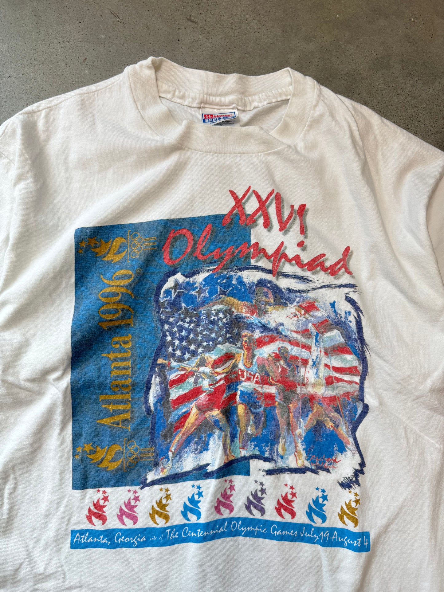 1996 Atlanta Summer Olympics Vintage Tee (Medium)