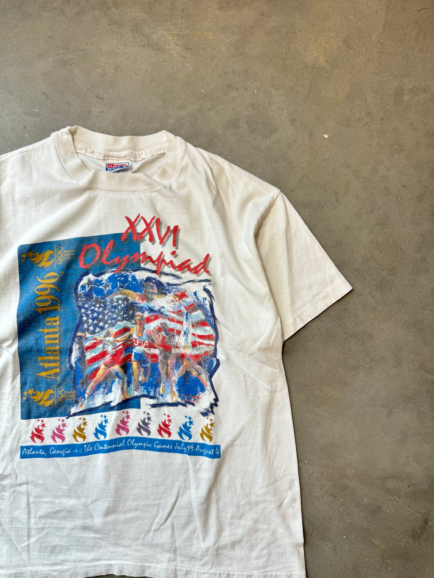 1996 Atlanta Summer Olympics Vintage Tee (Medium)