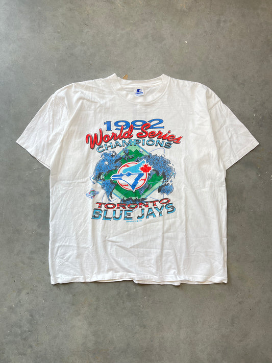 1992 Toronto Blue Jays World Series Champions Starter Vintage MLB Tee (XL)