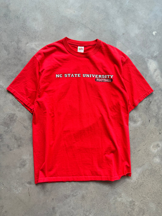 00’s NC State Wolfpack Football Vintage College Tee (XL)