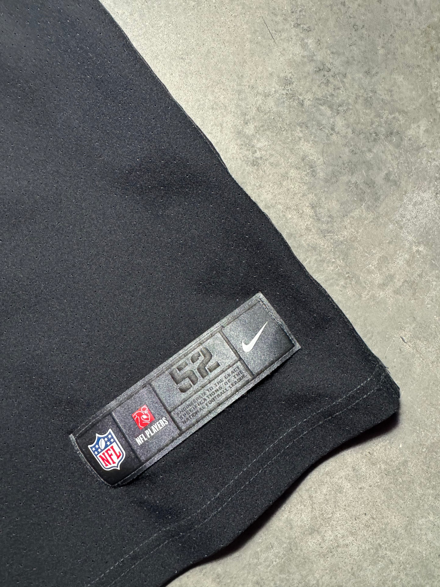 Carolina Panthers Steve Smith Black Nike Vapor F.U.S.E Elite Fully Stitched On Field NFL Jersey (52/XXL)