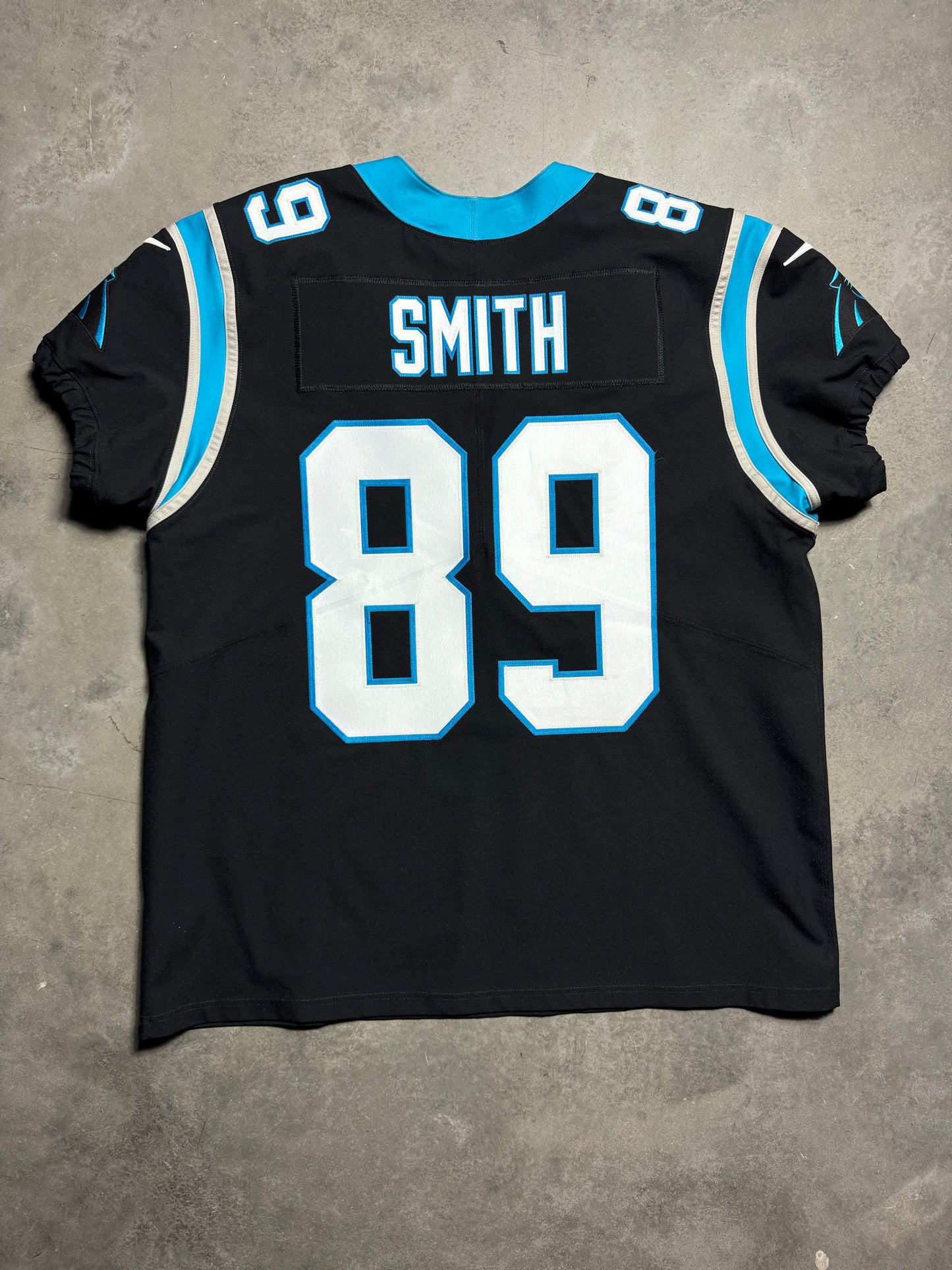 Carolina Panthers Steve Smith Black Nike Vapor F.U.S.E Elite Fully Stitched On Field NFL Jersey (52/XXL)