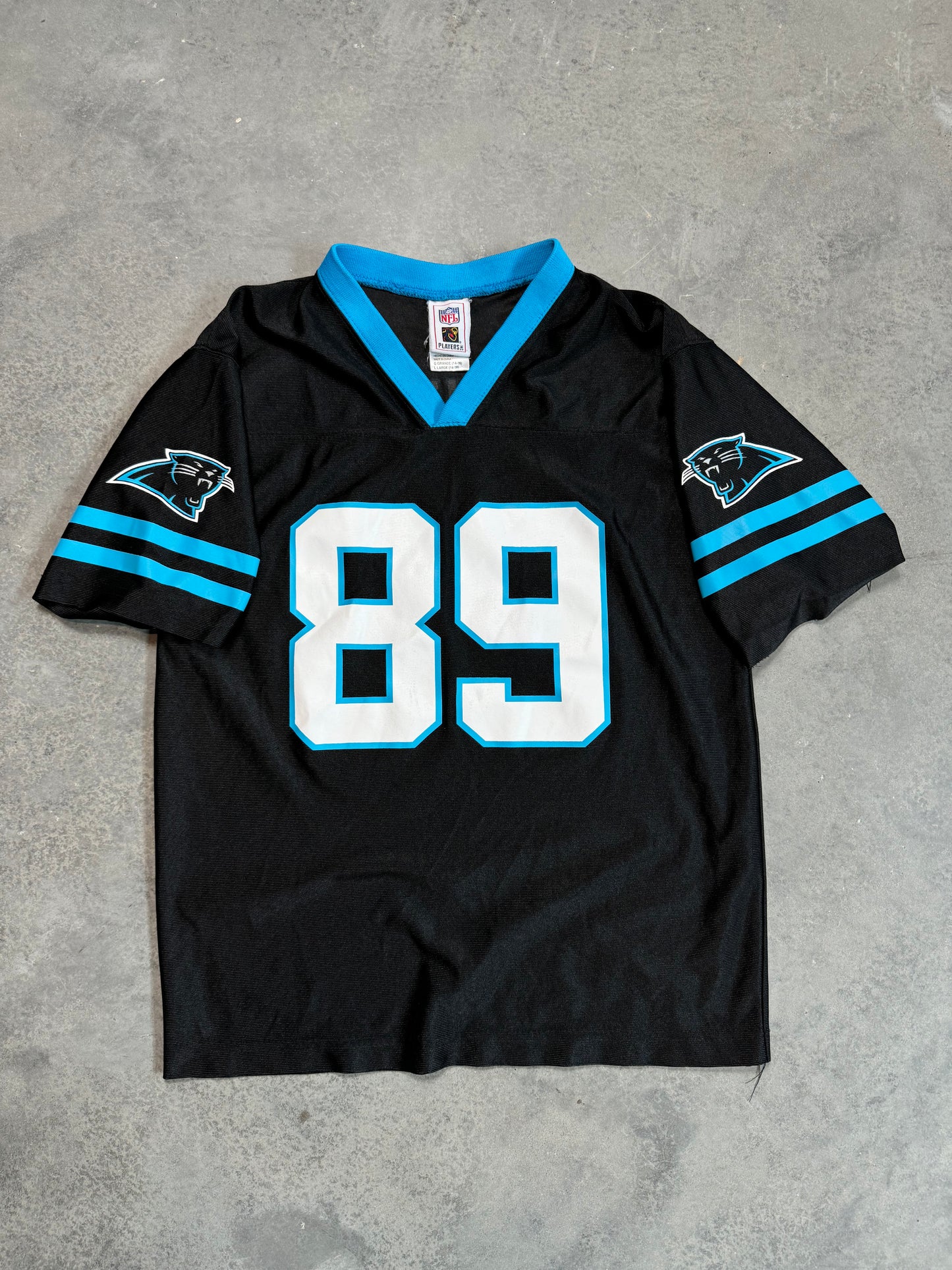 00’s Carolina Panthers Steve Smith Vintage NFL Jersey (Youth Large)