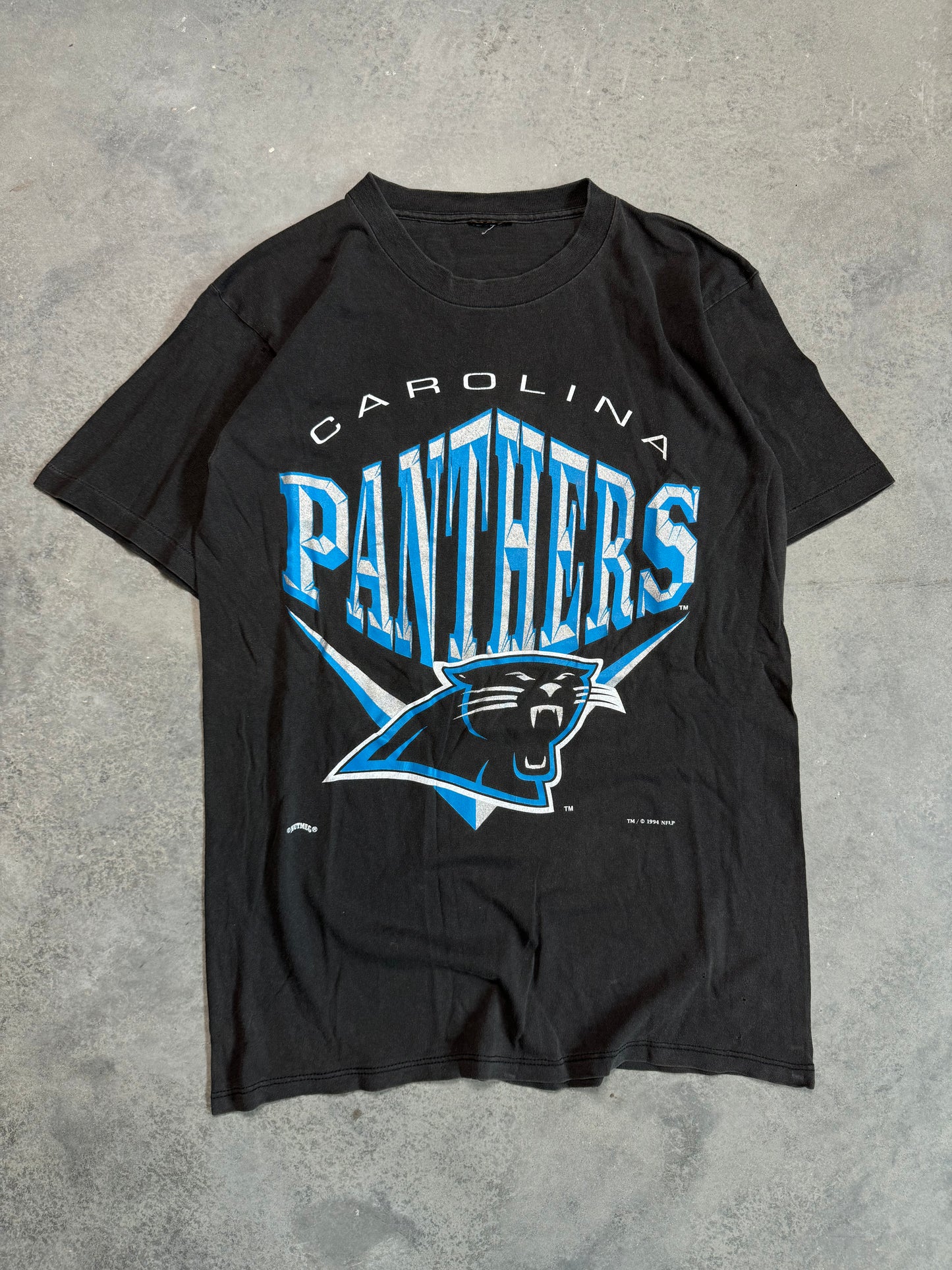 1994 Carolina Panthers Vintage Nutmeg Mills NFL Tee (Medium)