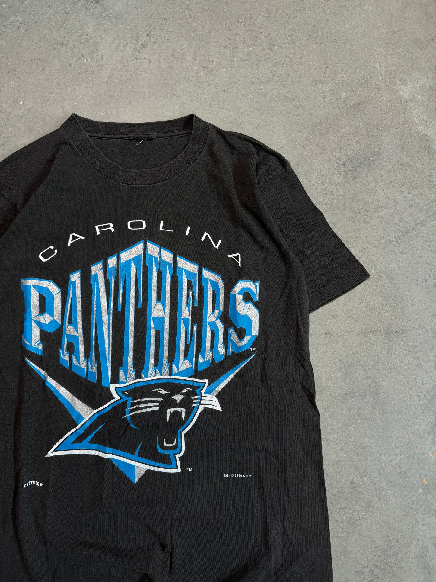 1994 Carolina Panthers Vintage Nutmeg Mills NFL Tee (Medium)