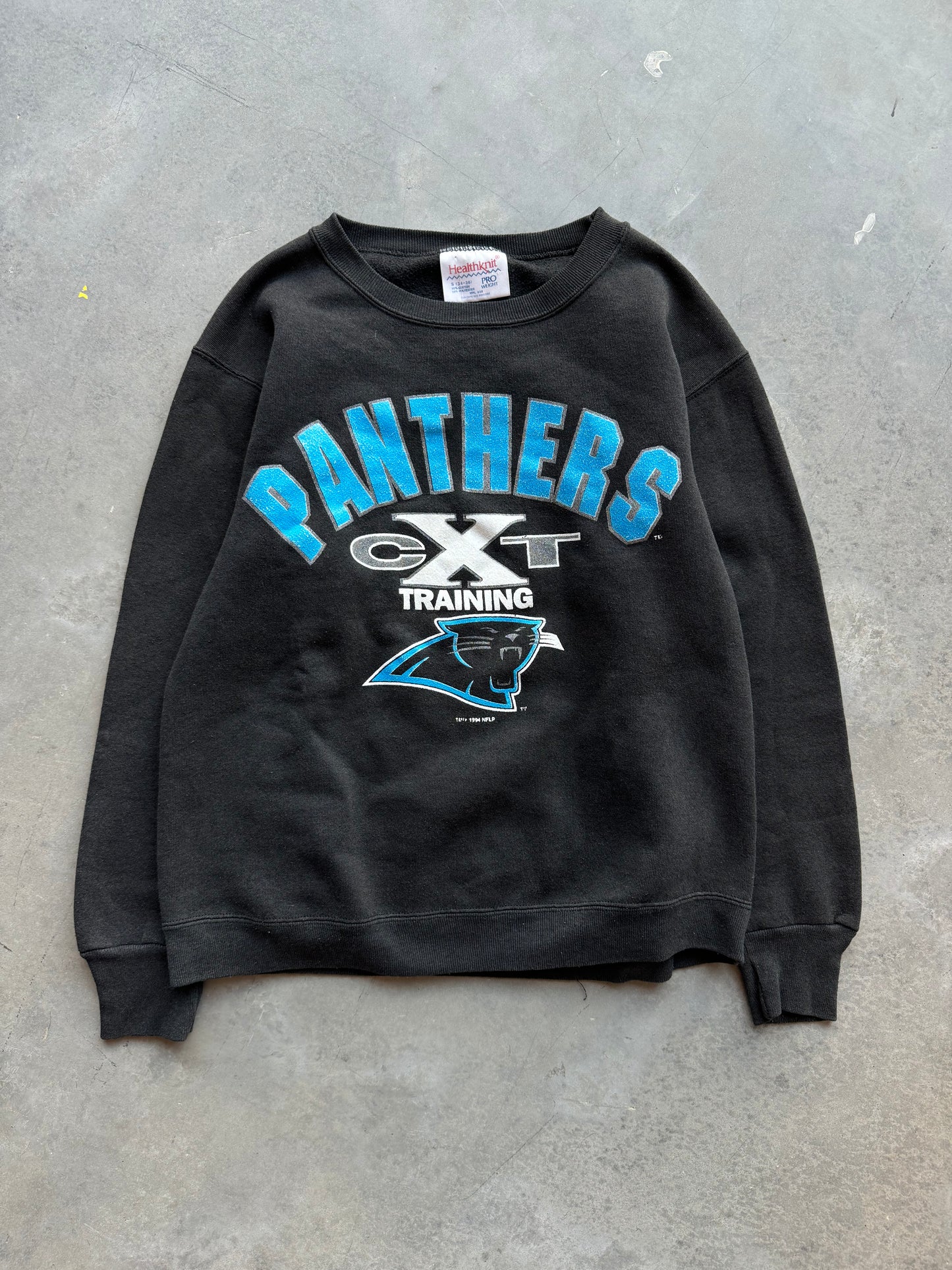 1993 Carolina Panthers Vintage Training NFL Crewneck (Small)